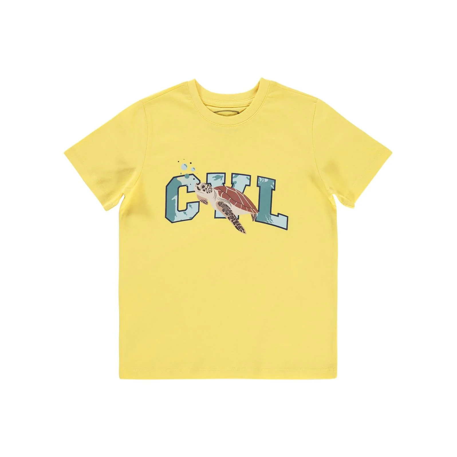 Civil Boys Cvl Caretta Baskılı 10-13 Yaş Tişört - Sarı - Image 4