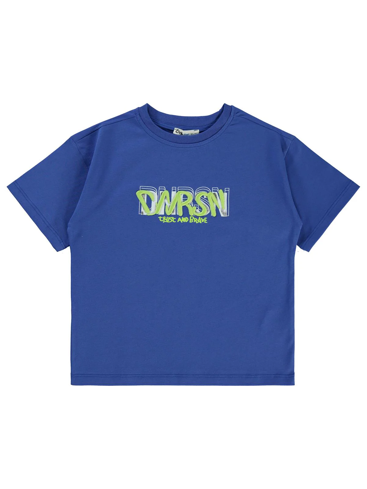 Civil Boys Dnrsn Baskılı 6-9 Yaş Tişört - Mavi - Image 4