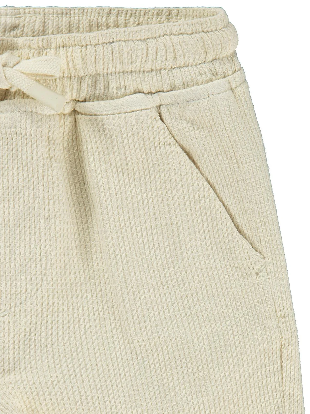Civil Boys Dokulu 2-5 Yaş Pantolon - Beyaz - Image 2