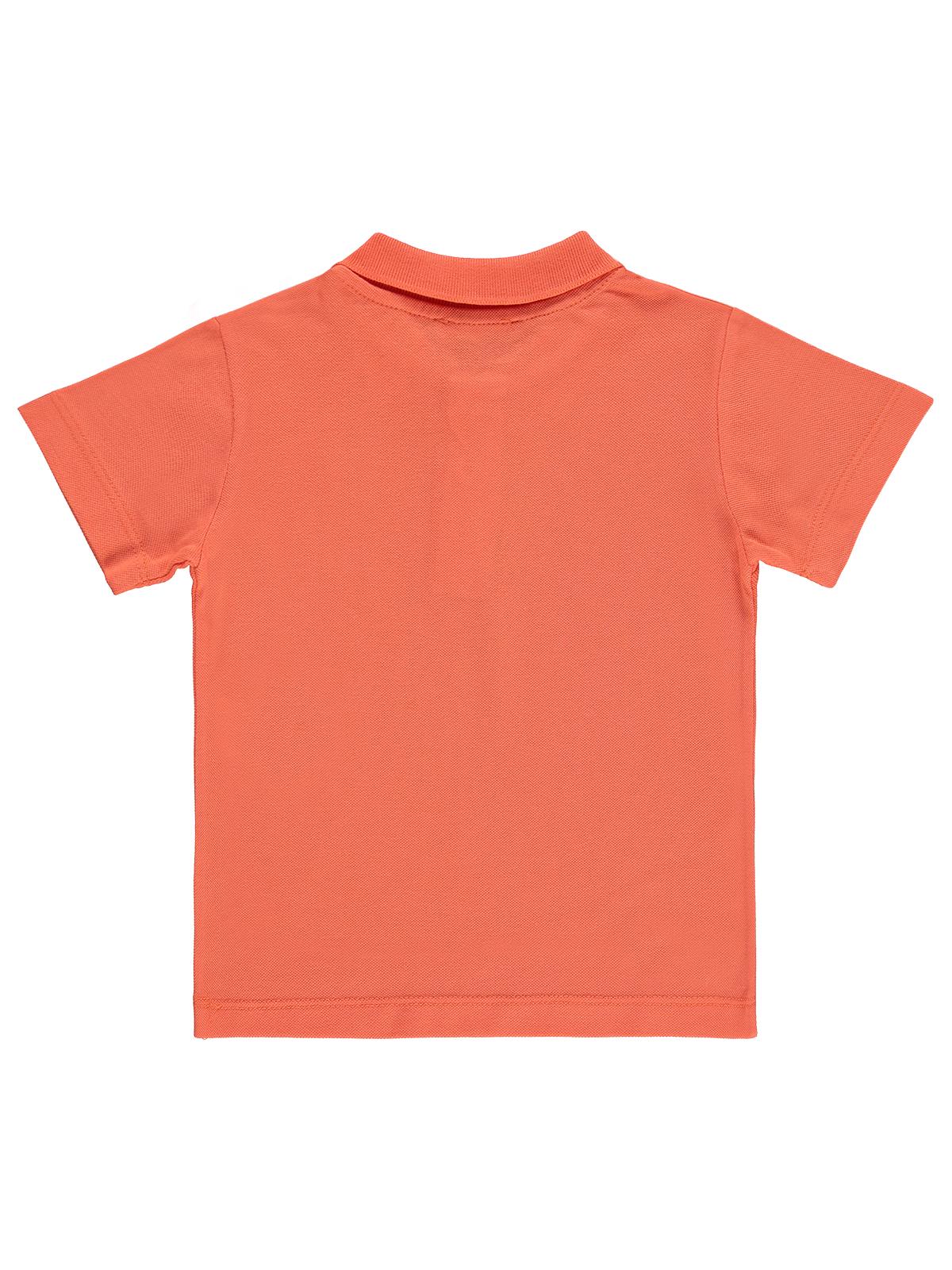 Civil Boys Erkek Çocuk Palmiye Nakışlı Polo Yaka 2-5 Yaş Tişört - Pembe - Image 2