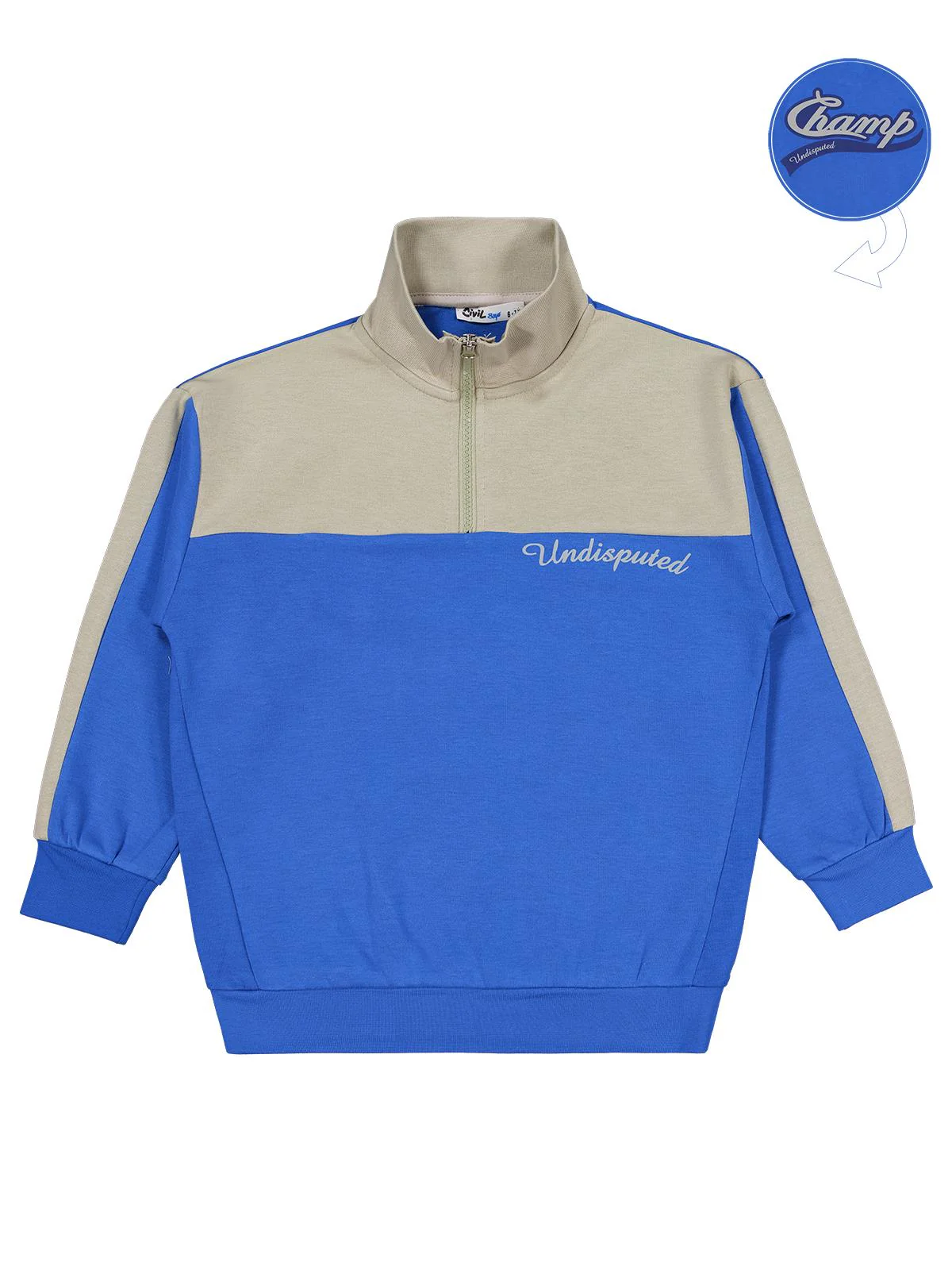 Civil Boys Game Over Baskılı 10-13 Yaş Sweatshirt - Mavi - Image 2