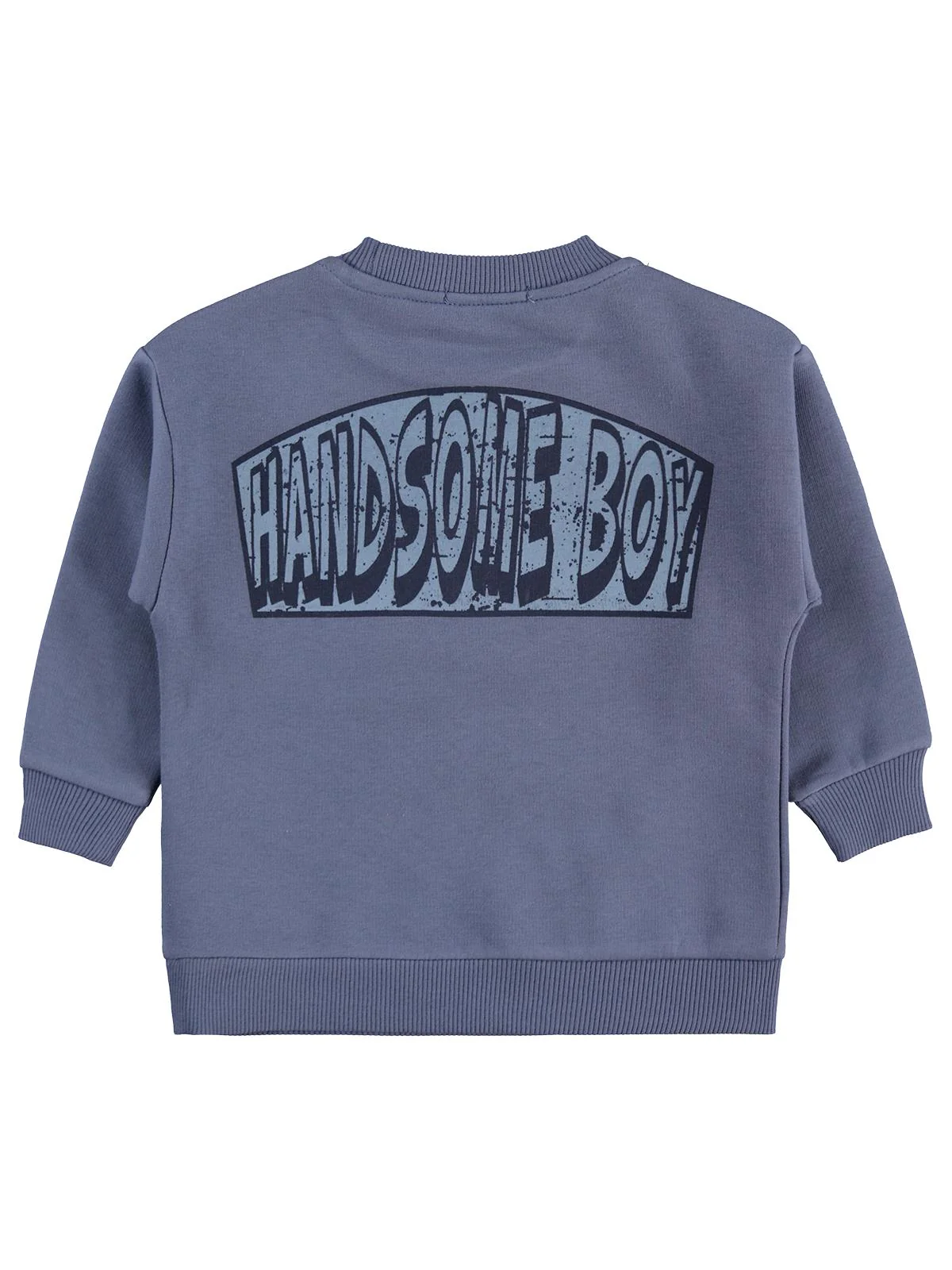 Civil Boys Hnadsome Baskılı 2-5 Yaş Sweatshirt - Mavi - Image 2