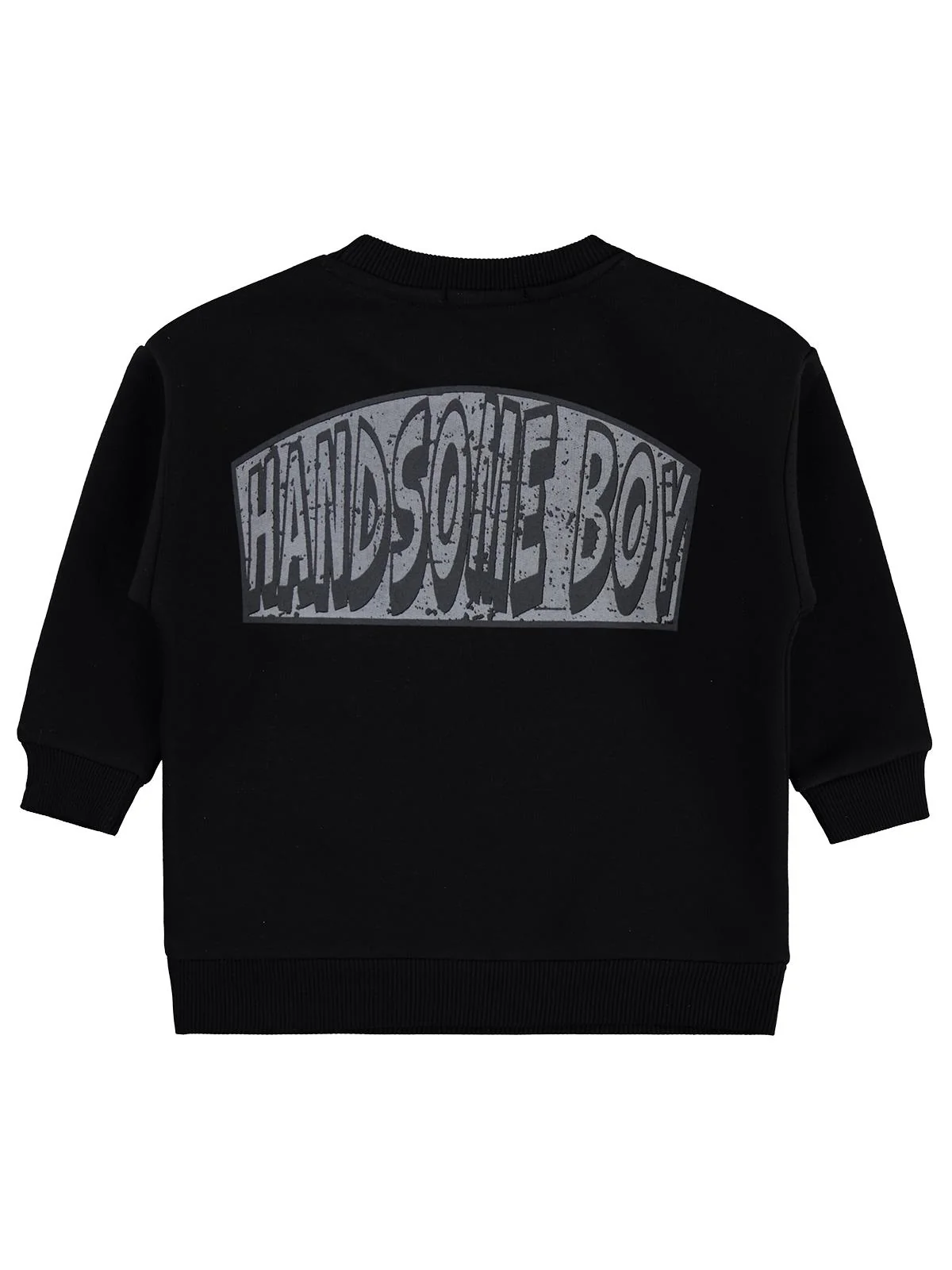 Civil Boys Hnadsome Baskılı 2-5 Yaş Sweatshirt - Mavi - Image 4