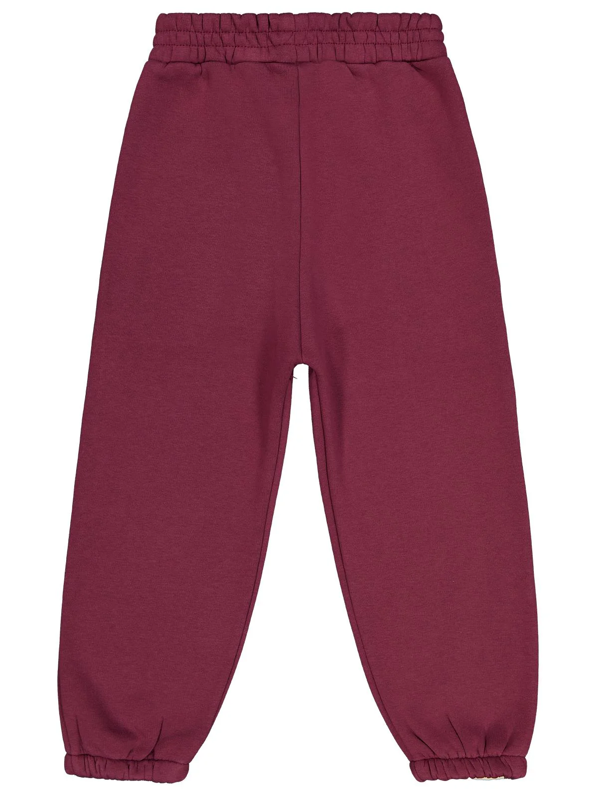 Civil Boys I Just Baskılı Süs Bağcıklı 6-9 Yaş Eşofman Altı - Bordo - Image 2