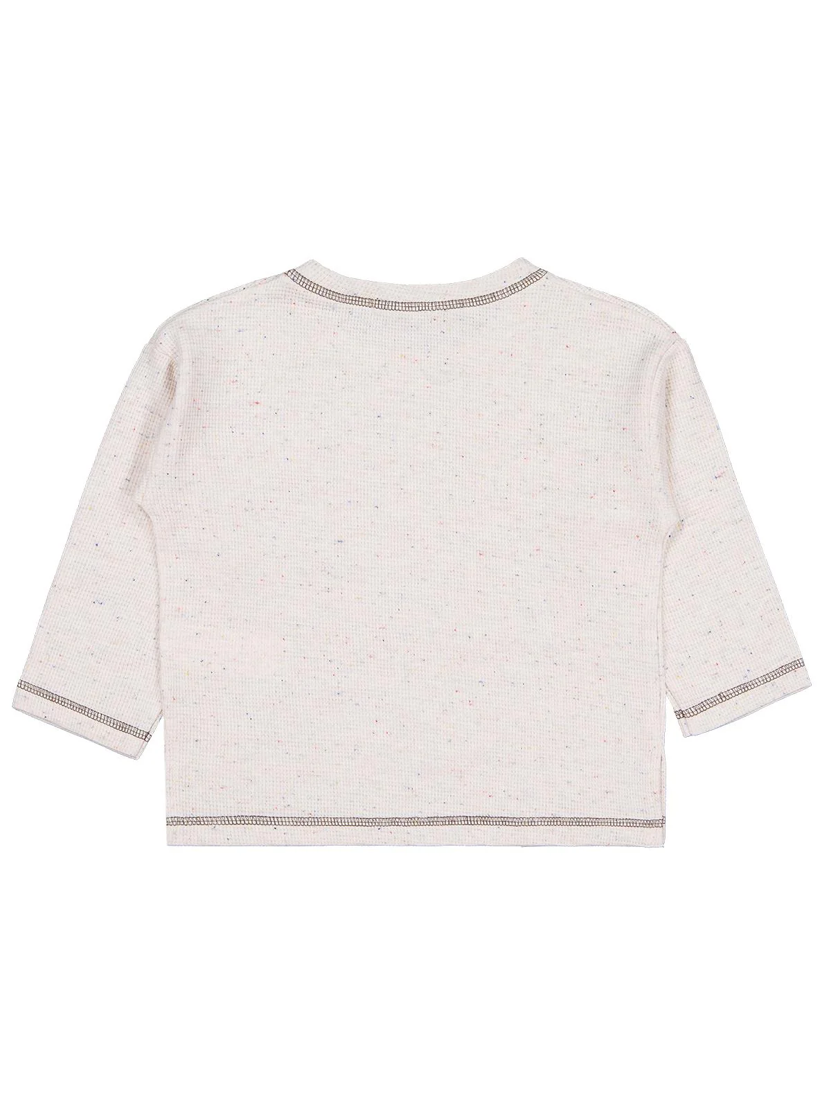 Civil Boys Kadife Cepli 2-5 Yaş Sweatshirt - Bej - Image 3