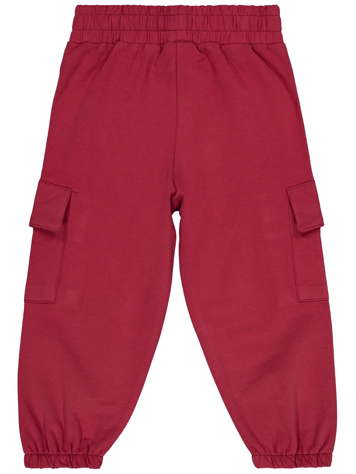 Civil Boys Kargo Cepli 2-5 Yaş Eşofman Alt - Bordo - Image 2