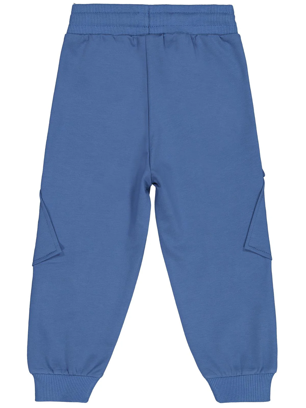 Civil Boys Kargo Cepli Etiketli 2-5 Yaş Eşofman Altı - Mavi - Image 4