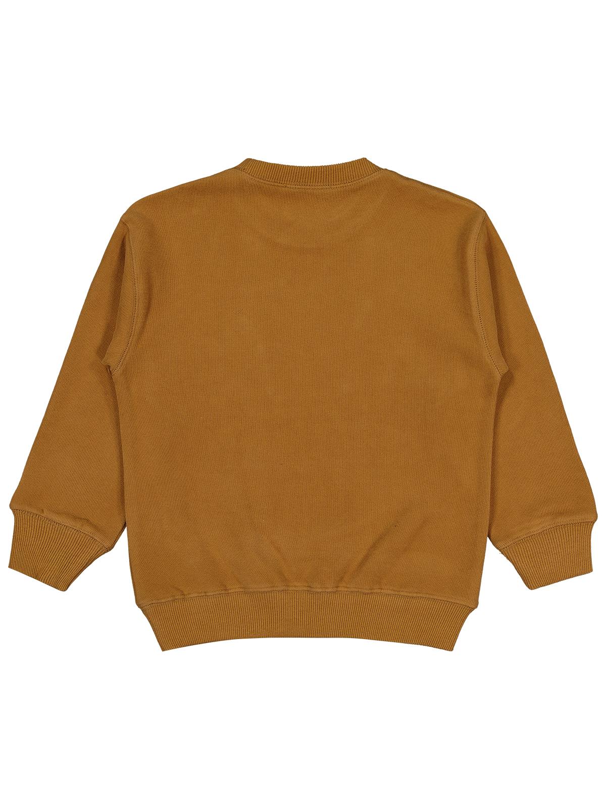 Civil Boys Karyoka Dikişli 6-9 Yaş Sweatshirt - Kahve - Image 2