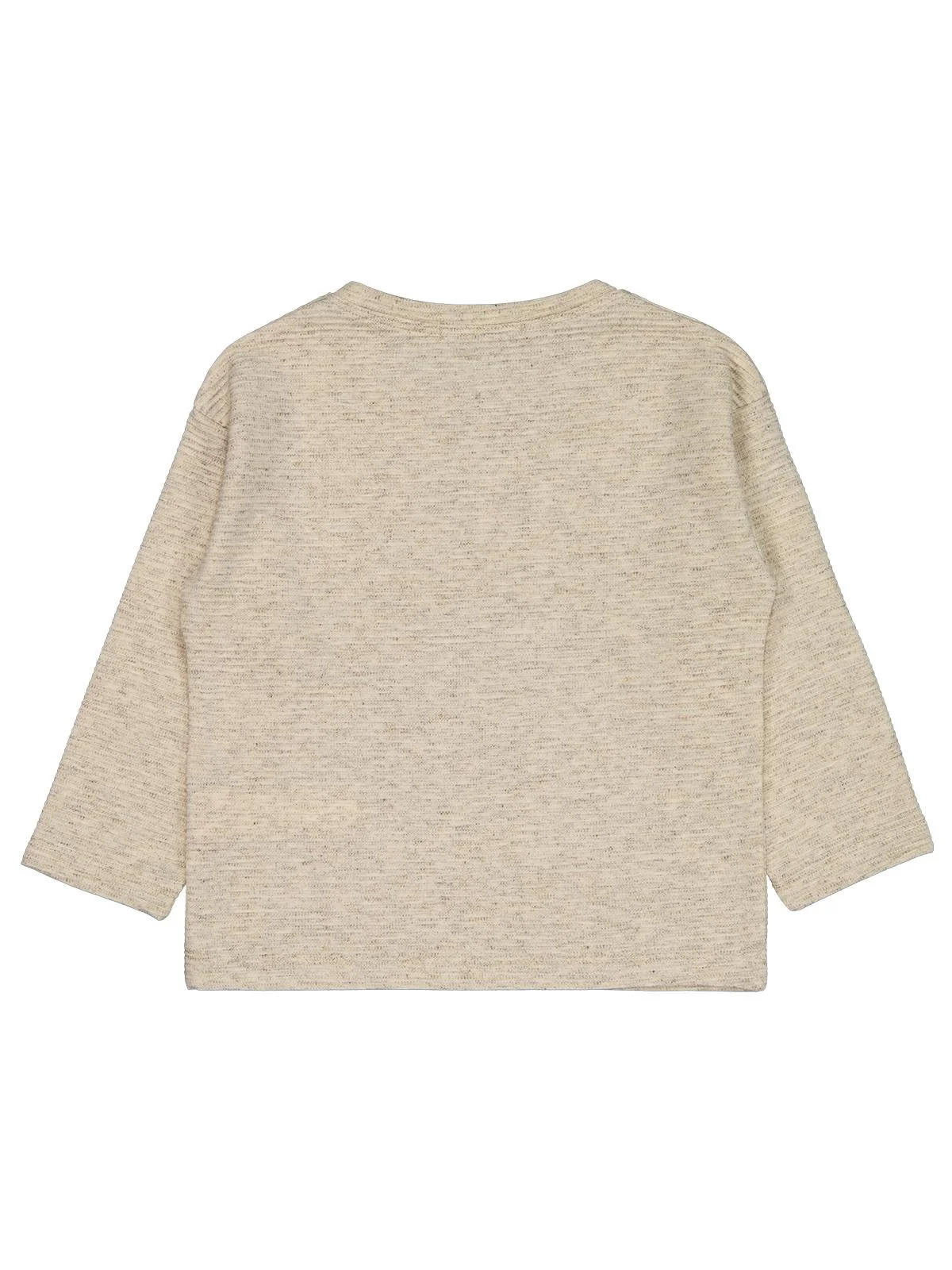 Civil Boys Kendinden Çizgili 2-5 Yaş Sweatshirt - Bej - Image 2