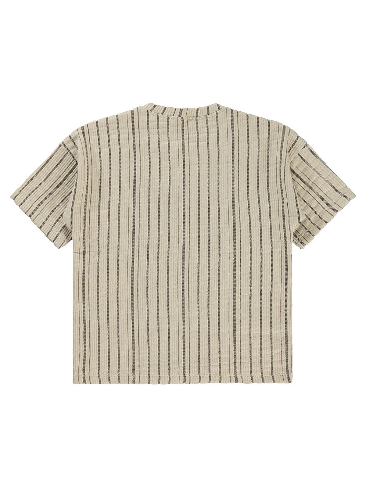 Civil Boys Kendinden Desenli 6-9 Yaş Tişört - Kahve - Image 6