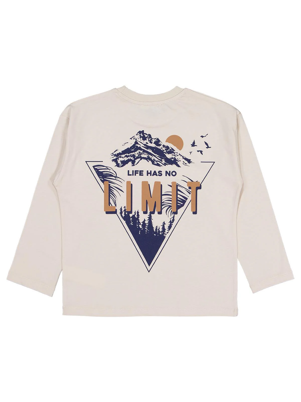 Civil Boys Lımıt Baskılı 6-9 Yaş Sweatshirt - Bej - Image 2