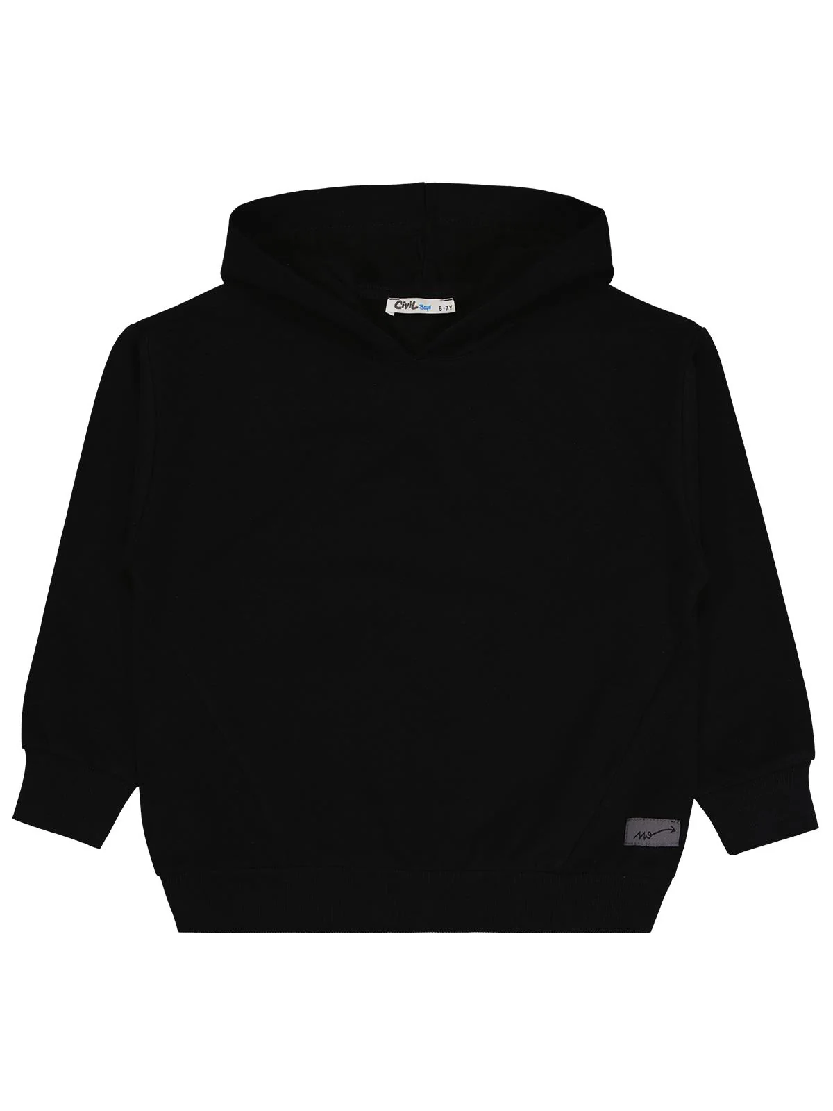 Civil Boys No Etiketli 10-13 Yaş Kapüşonlu Sweatshırt - Siyah - Image 2