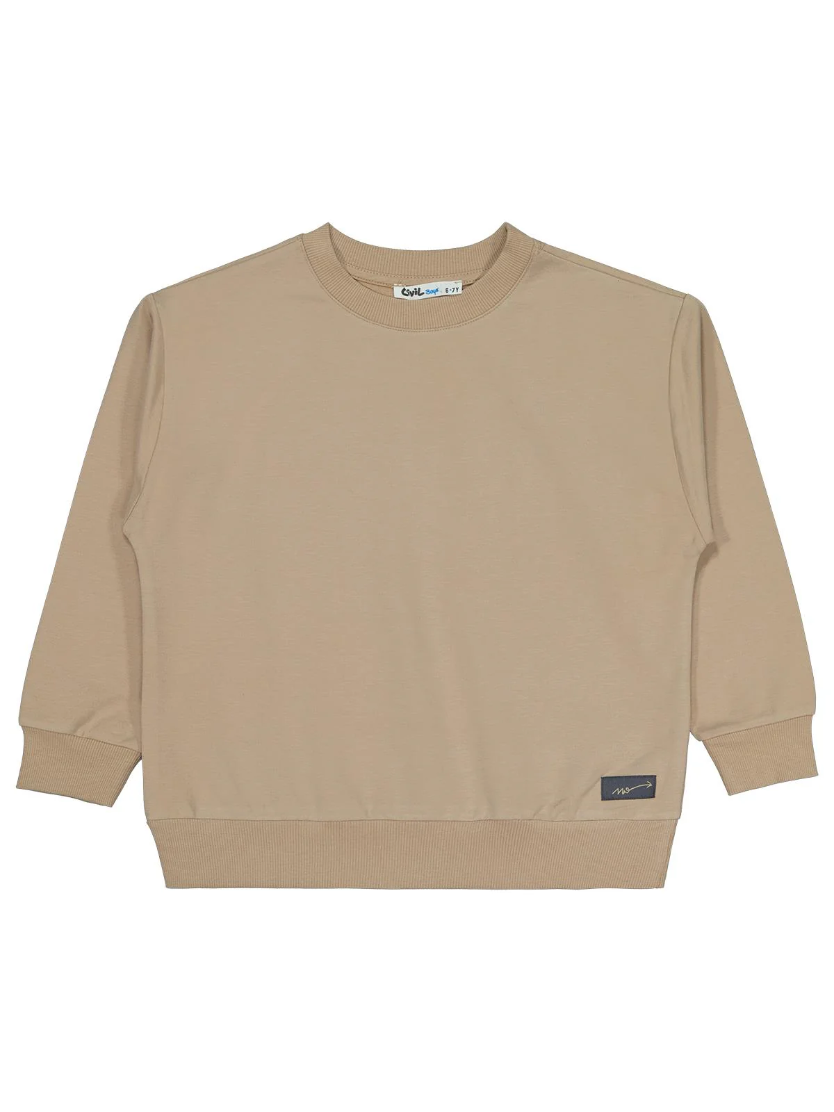 Civil Boys No Etiketli 6-9 Yaş Sweatshırt - Bej - Image 3