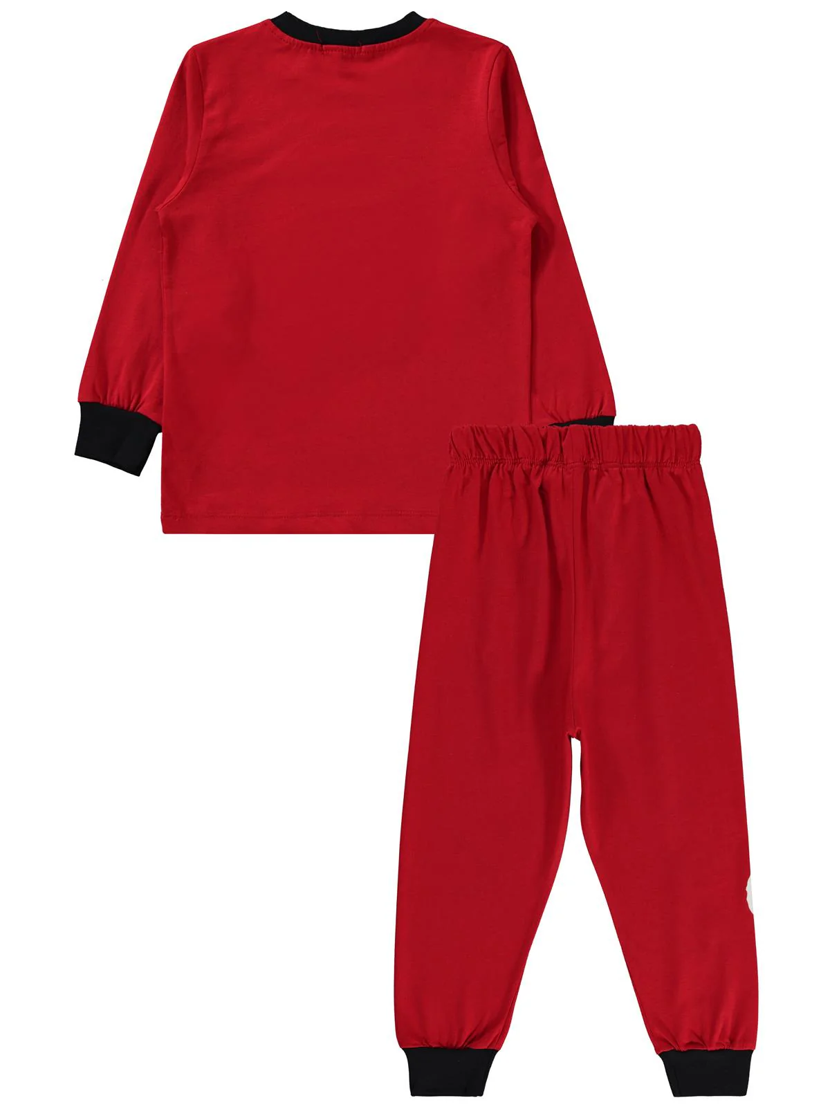Civil Boys Panda Baskılı 2-5 Yaş Pijama Takımı - Kırmızı - Image 16