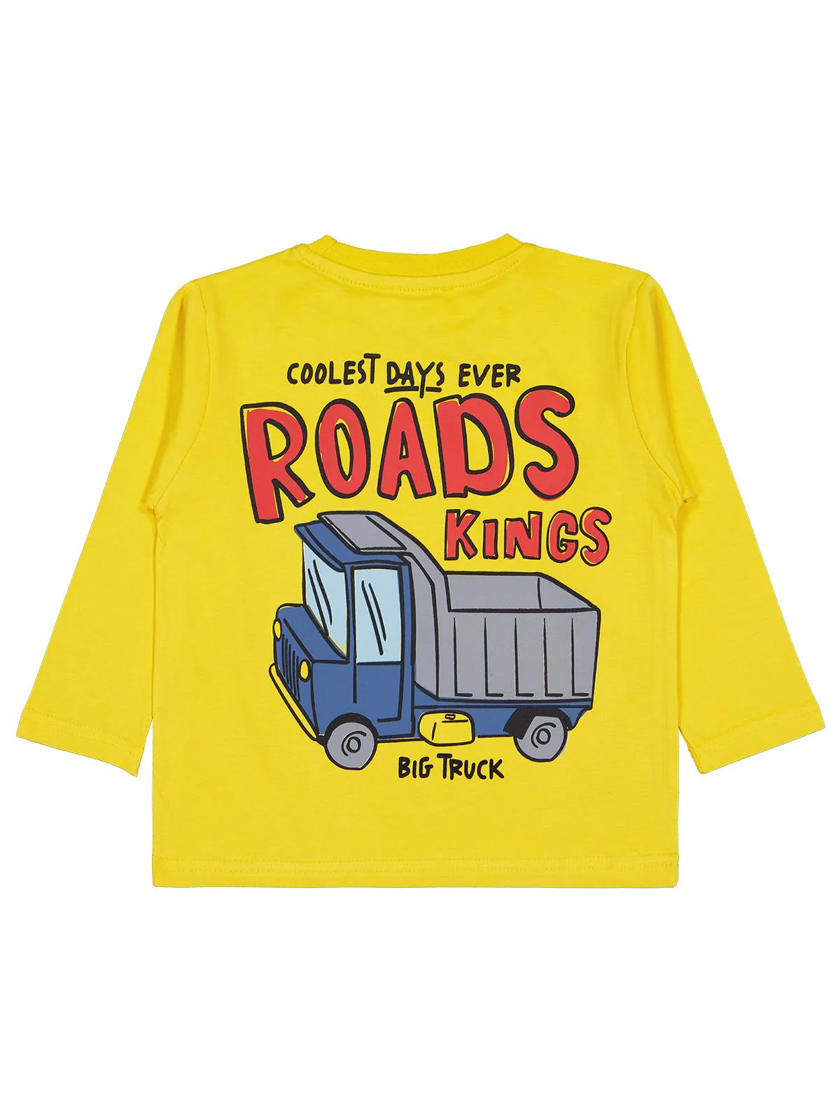 Civil Boys Roads Baskılı 2-5 Yaş Sweatshirt - Sarı - Image 2