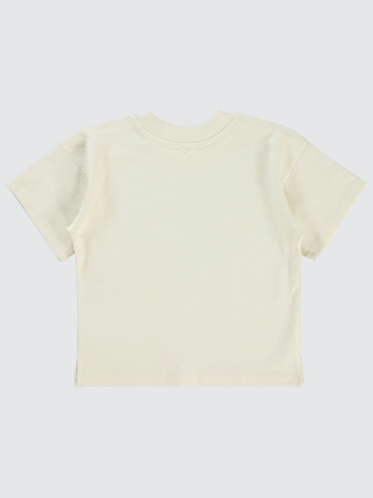 Civil Boys Sailing Baskılı Oversize 2-5 Yaş Tişört - Fil Dişi - Image 5