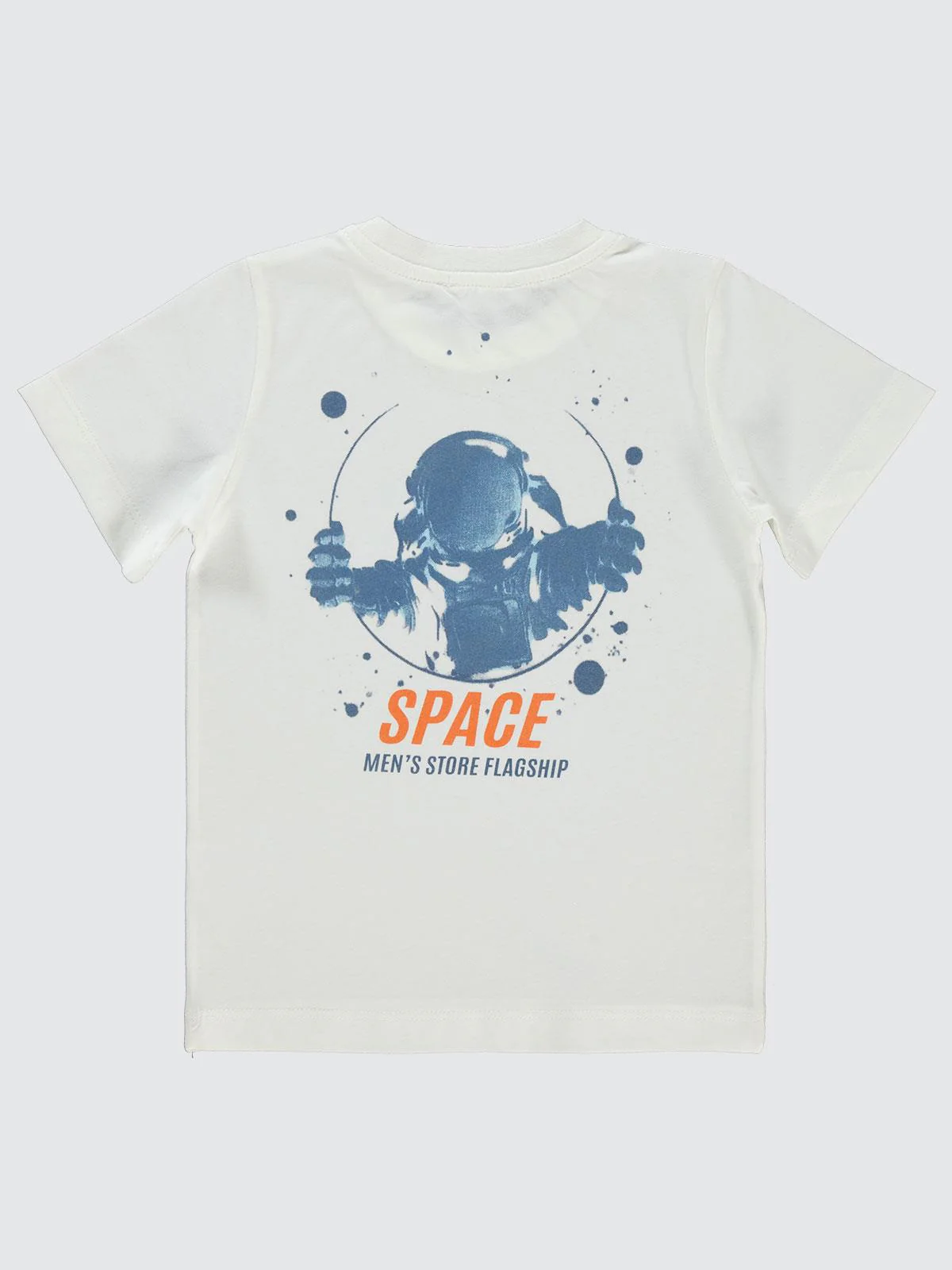 Civil Boys Space Store Baskılı 2-5 Yaş Tişört - Ekru - Image 6