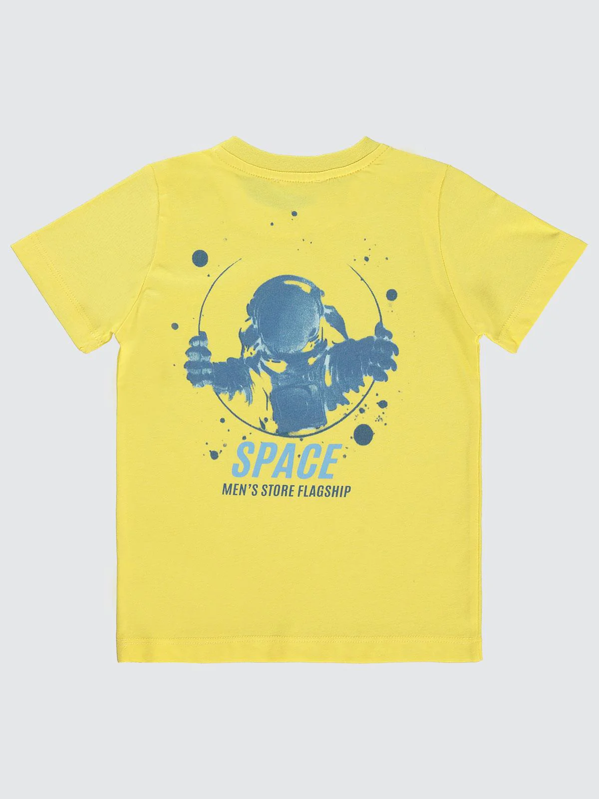 Civil Boys Space Store Baskılı 2-5 Yaş Tişört - Sarı - Image 5