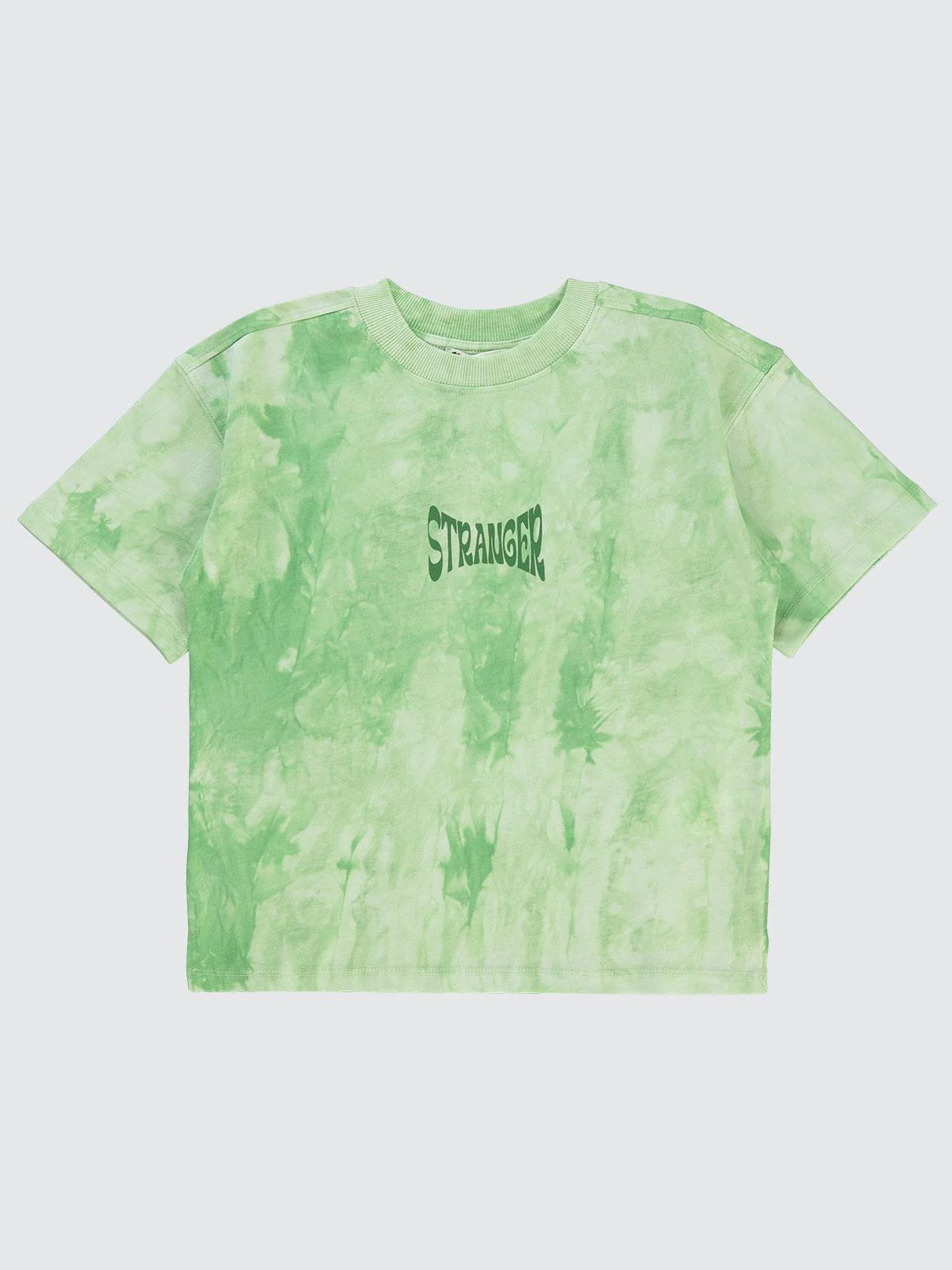 Civil Boys Stranger Baskılı Oversize 10-13 Yaş Tişört - Yeşil - Image 2