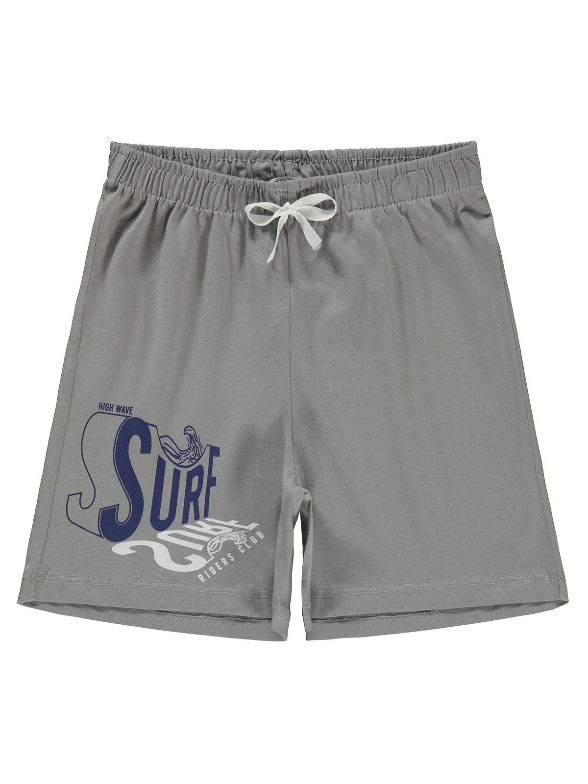 Civil Boys Surf Baskılı 6-9 Yaş Şort - Gri - Image 3