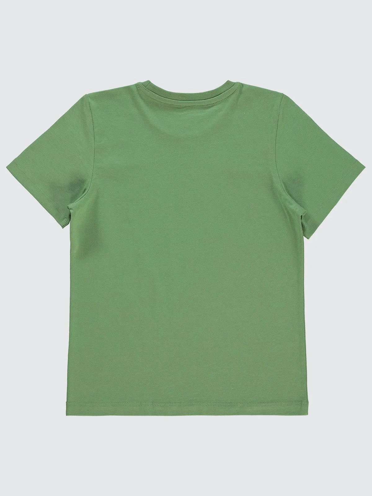 Civil Boys Travel Baskılı 10-13 Yaş Tişört - Haki - Image 2