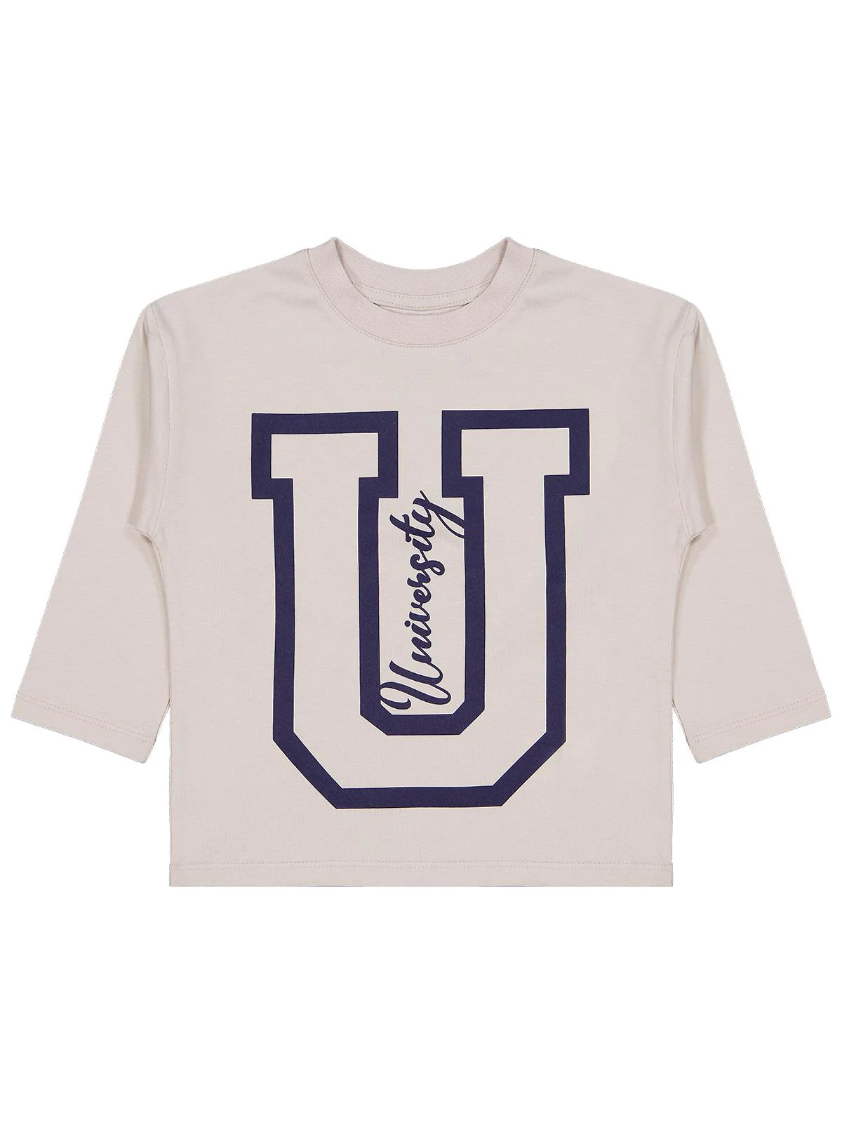 Civil Boys Unıversıty Baskılı 2-5 Yaş Sweatshirt - Bej