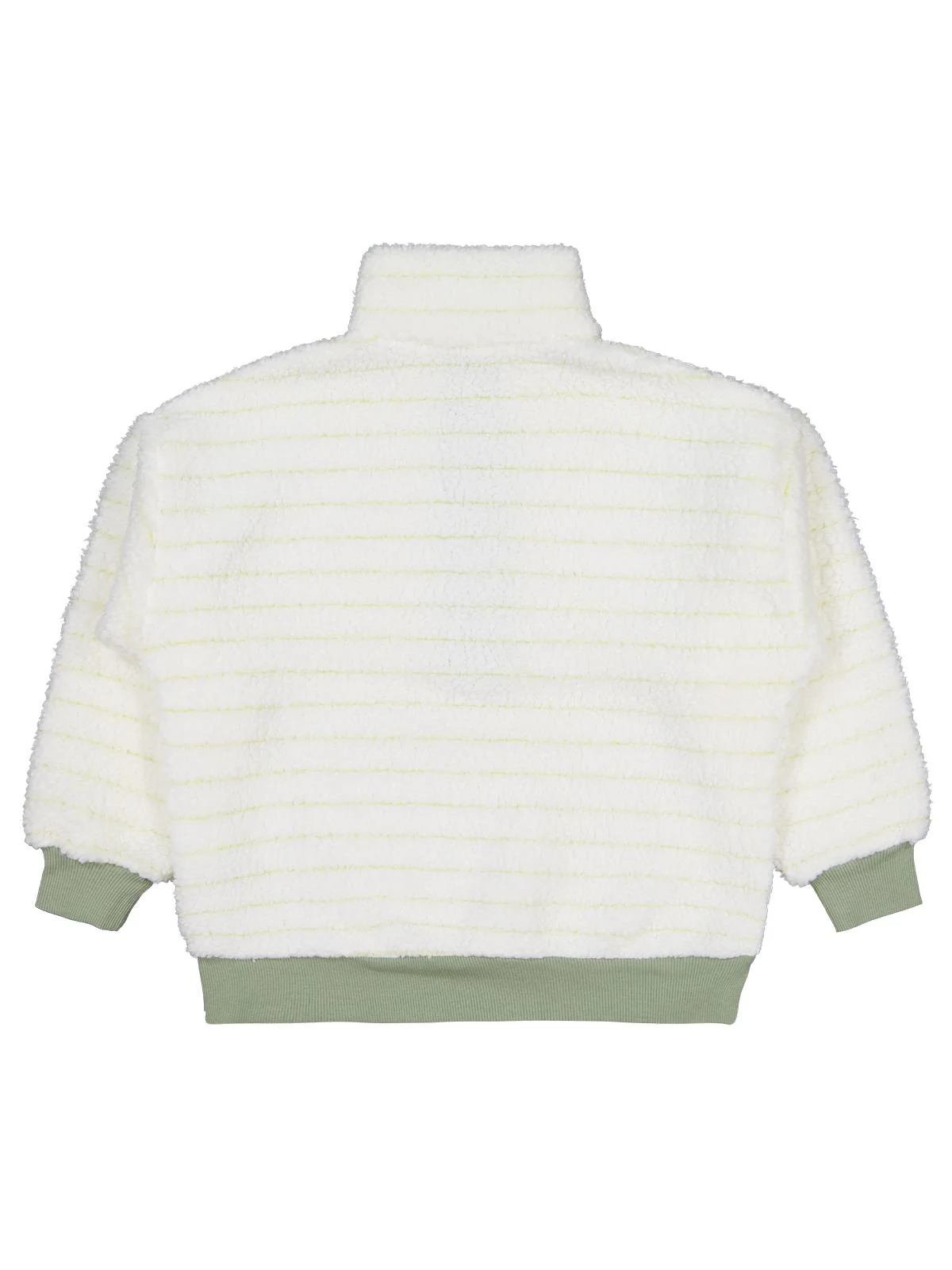 Civil Boys Yakası Patlı Çizgili 6-9 Yaş Sweatshirt - Yeşil - Image 3