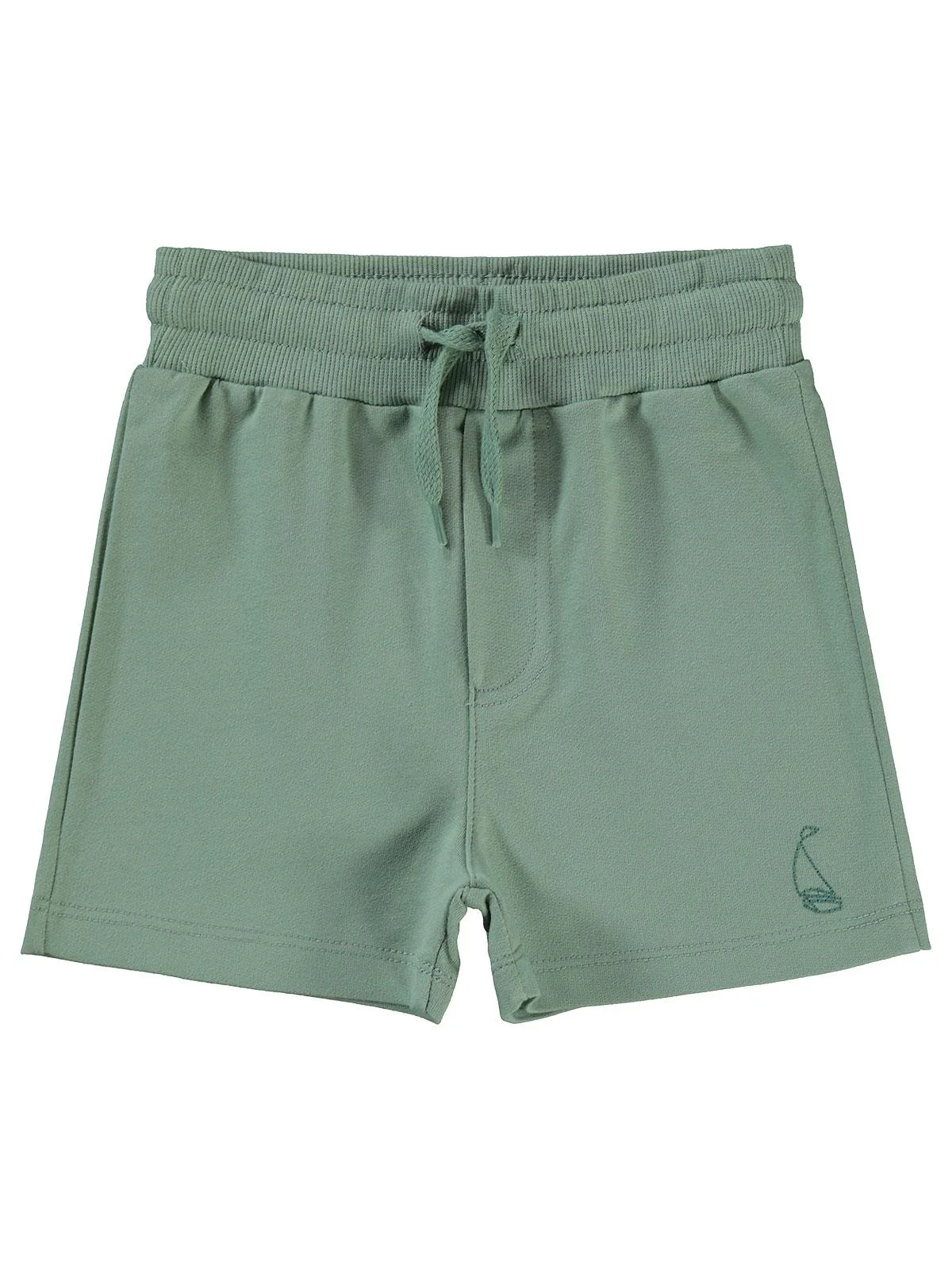 Civil Boys Yelken Nakışlı Basic 2-5 Yaş Şort - Haki - Image 3