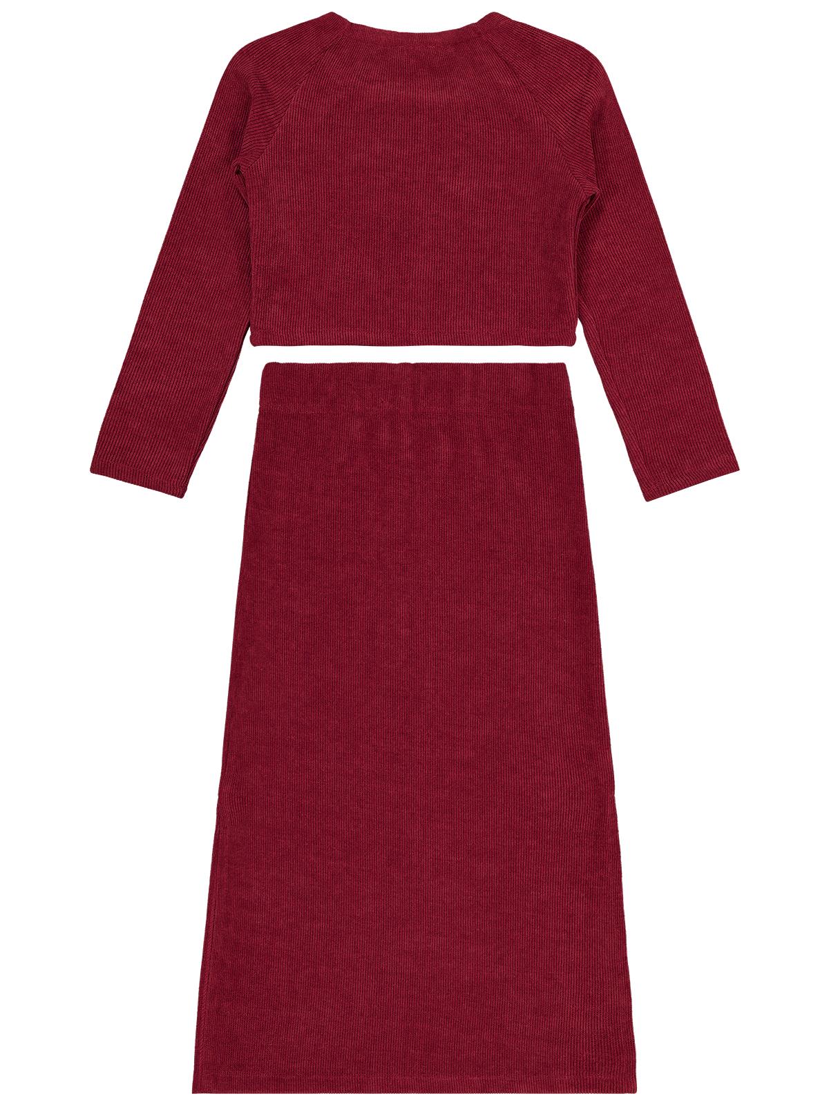 Civil Girls 10-13 Yaş Takım - Bordo - Image 11