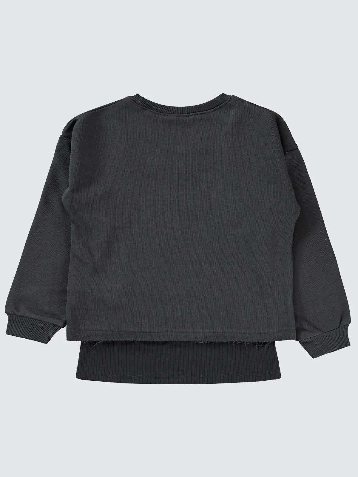 Civil Girls Active Baskılı 10-13 Yaş Sweatshirt - Gri - Image 6