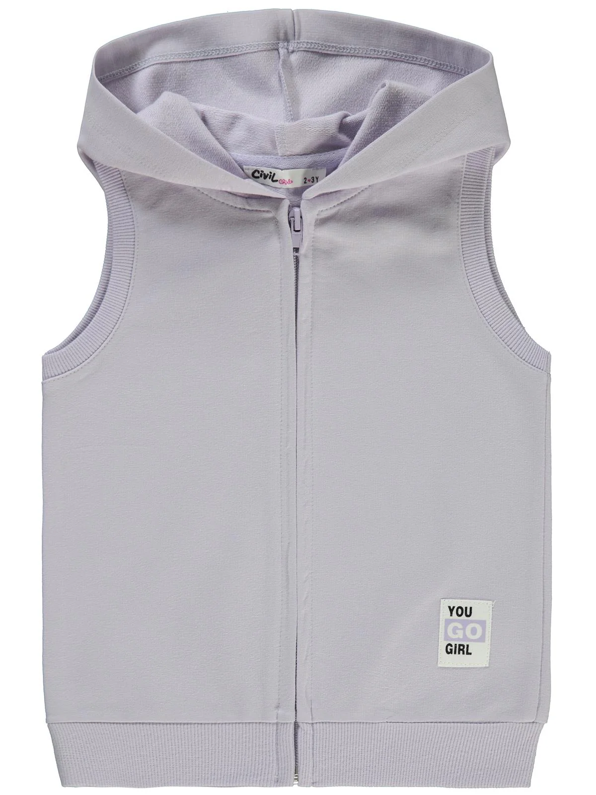 Civil Girls Basic 2-5 Yaş Yelek - Lila - Image 2
