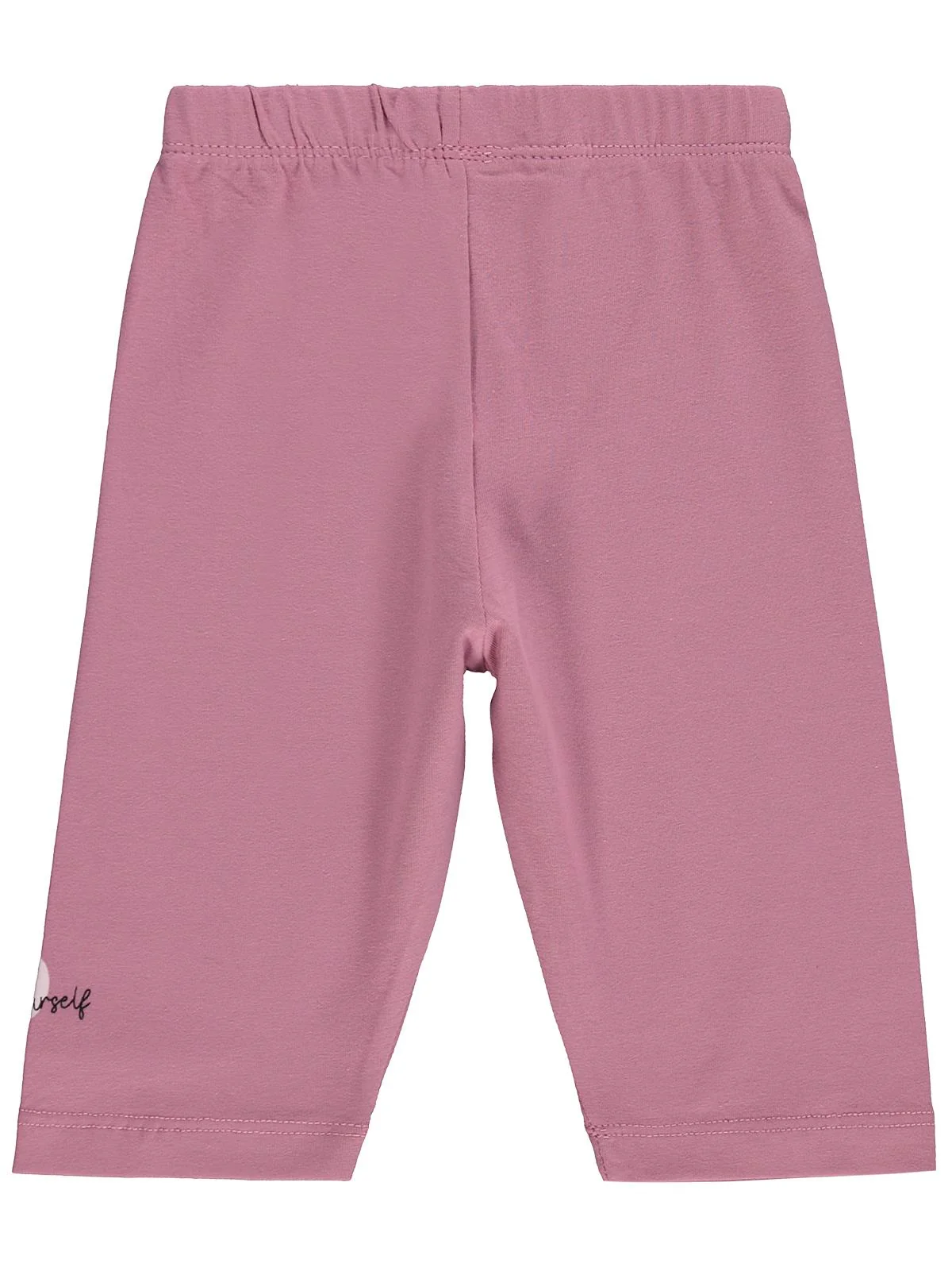 Civil Girls Be Happy Baskılı 2-5 Yaş Tayt  - Pembe - Image 2