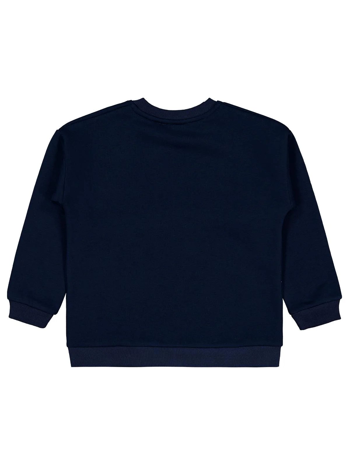 Civil Girls Be Happy Baskılı 6-9 Yaş Sweatshirt - Lacivert - Image 2