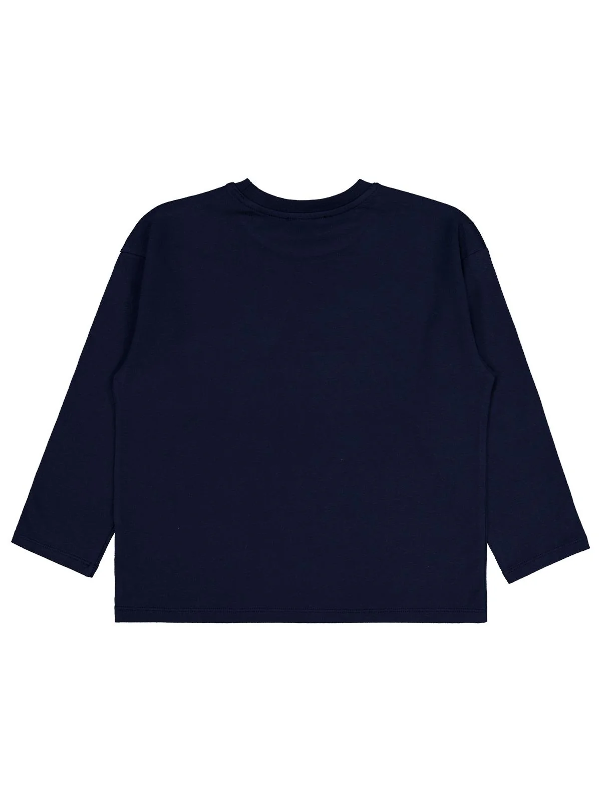 Civil Girls Be Happy Baskılı 6-9 Yaş Sweatshirt - Lacivert - Image 2