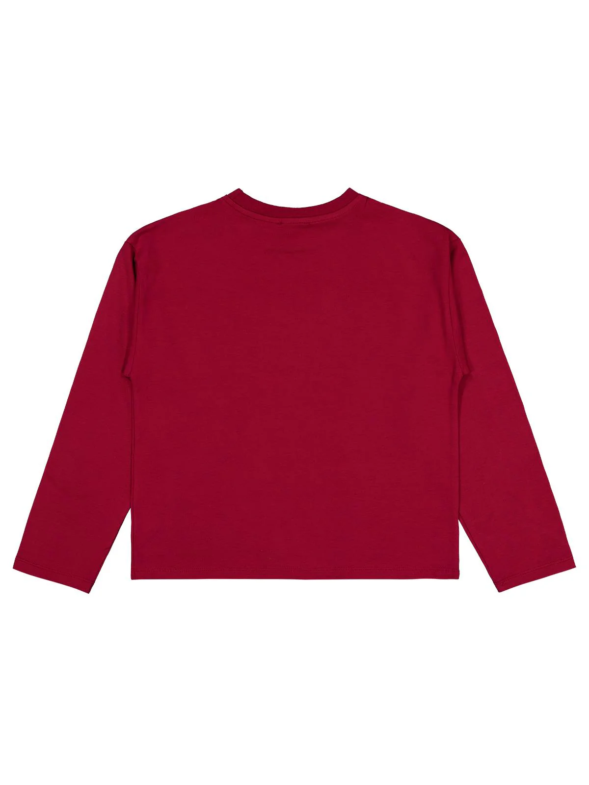 Civil Girls Be Yourself Baskılı 10-13 Yaş Sweatshirt - Bordo - Image 2
