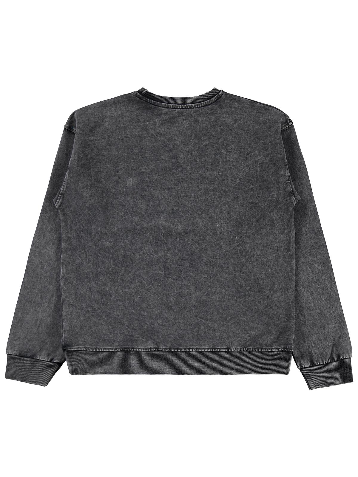 Civil Girls Believe Nakışlı 10-13 Yaş Sweatshirt - Gri - Image 2