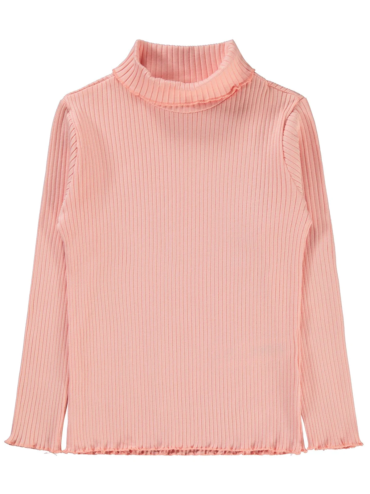 Civil Girls Boğazlı 6-9 Yaş Sweatshirt - Pudra - Image 3