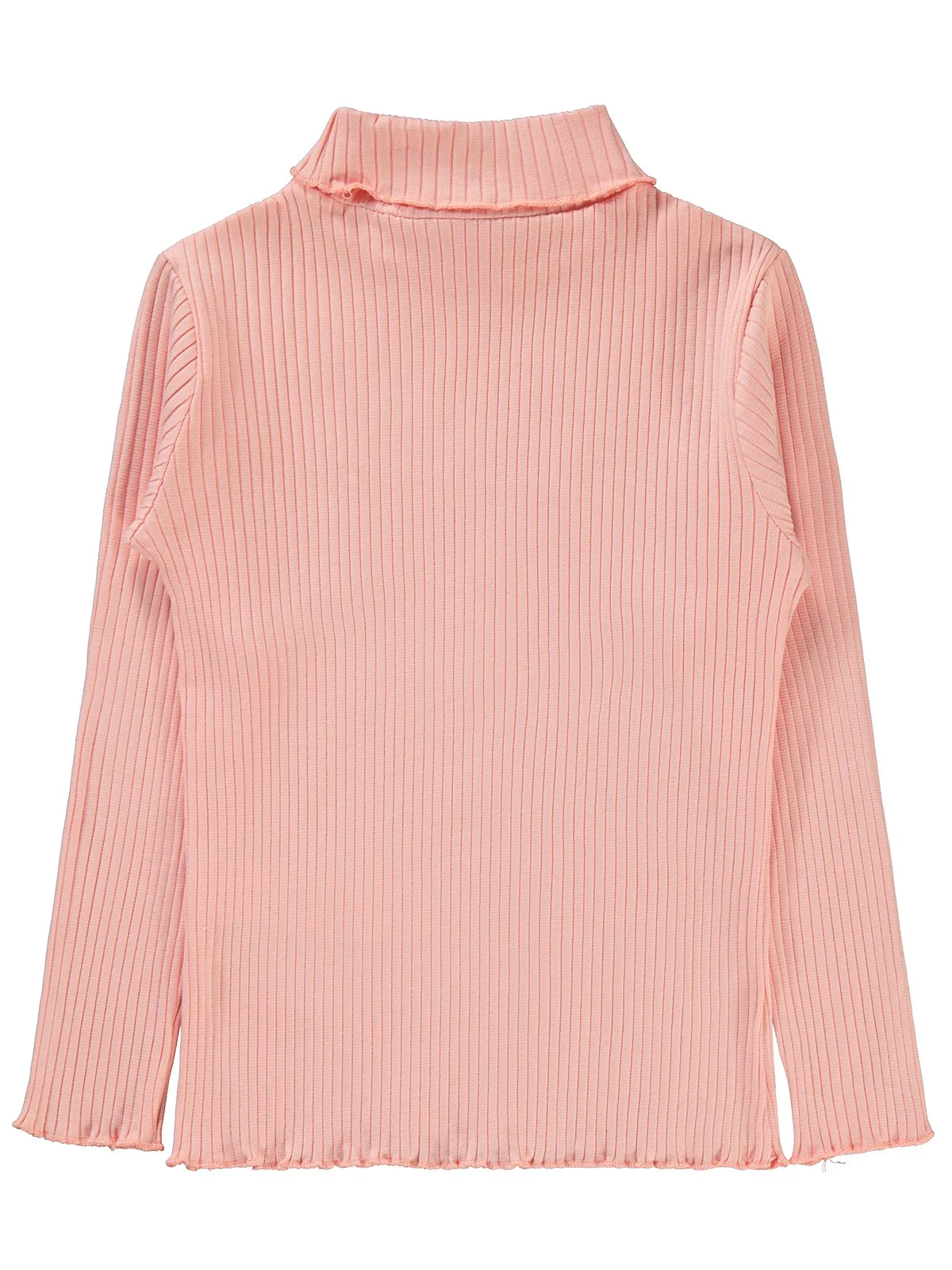 Civil Girls Boğazlı 6-9 Yaş Sweatshirt - Pudra - Image 4