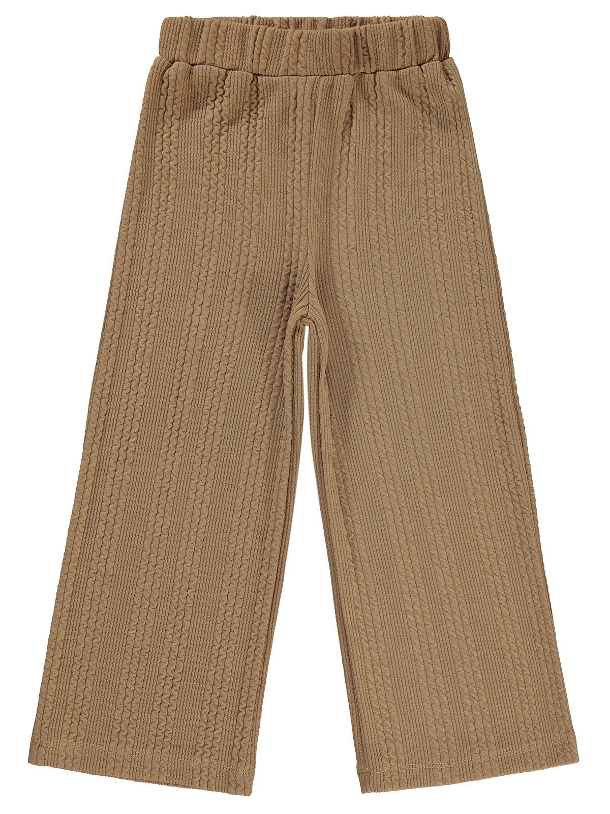 Civil Girls Bol Paça 10-13 Yaş Pantolon - Bej