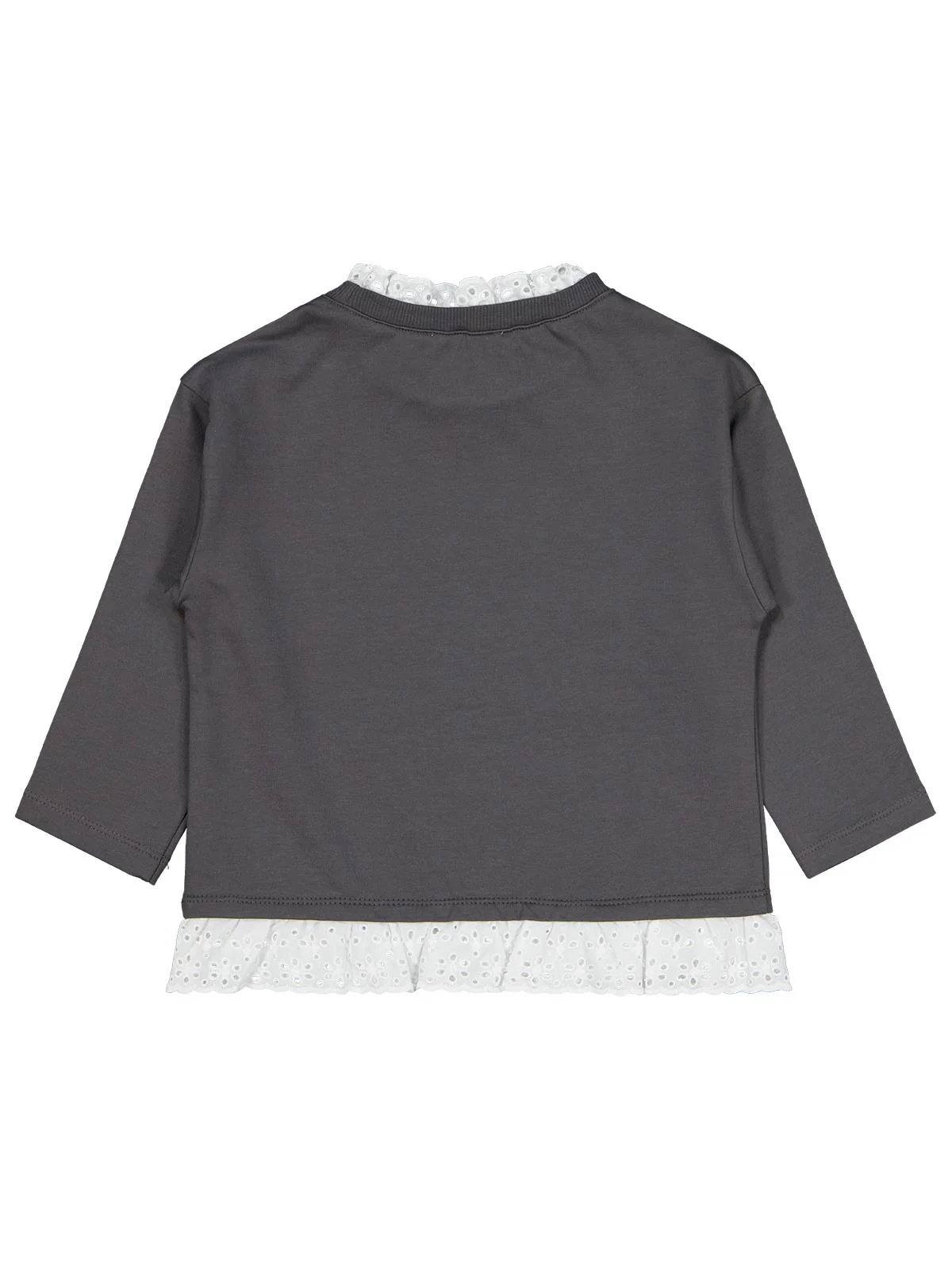 Civil Girls Brodeli 2-5 Yaş Sweatshirt - Gri - Image 2
