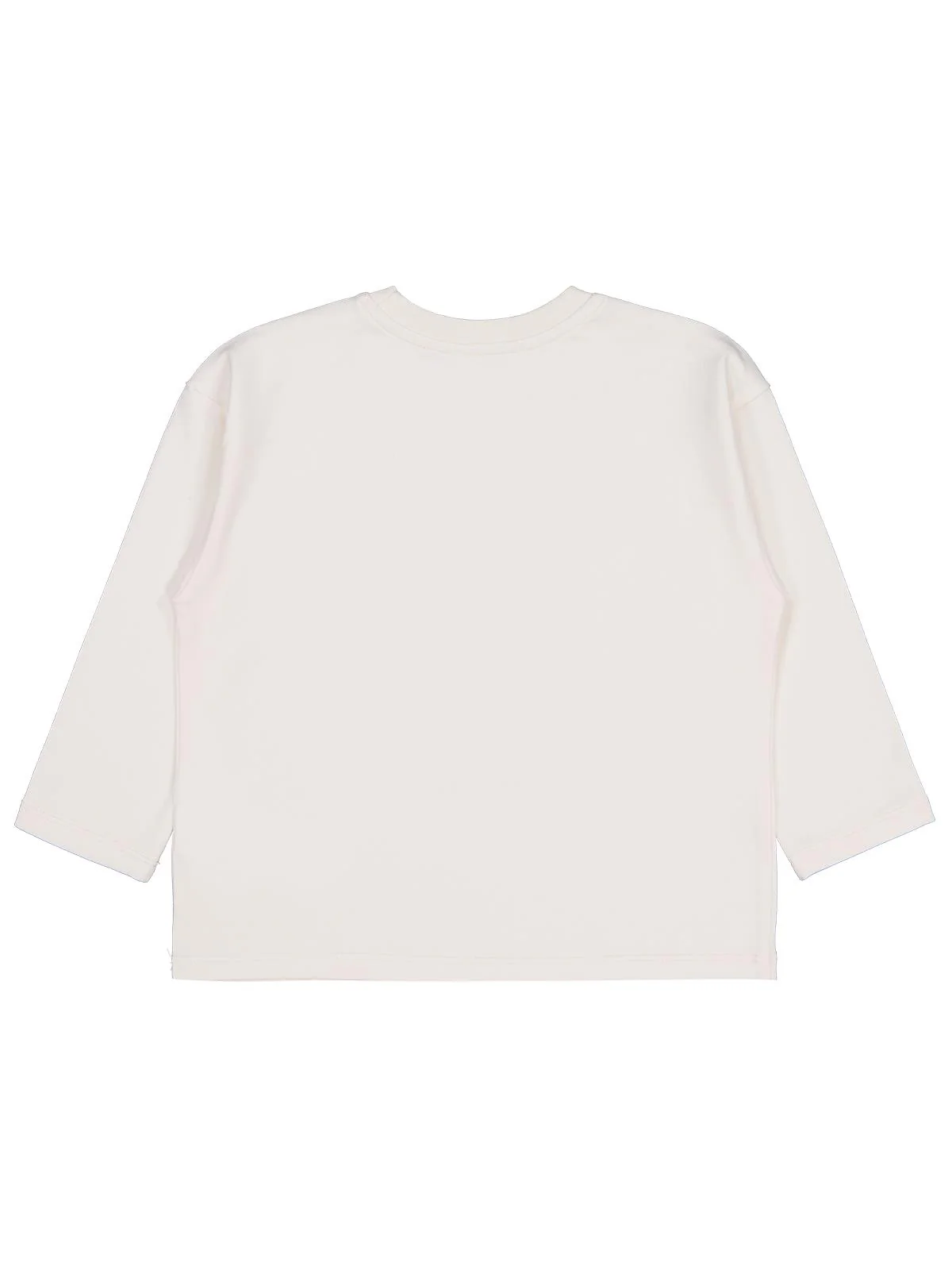 Civil Girls Büyük Çiçek Baskılı 2-5 Yaş Sweatshirt - Ekru - Image 3