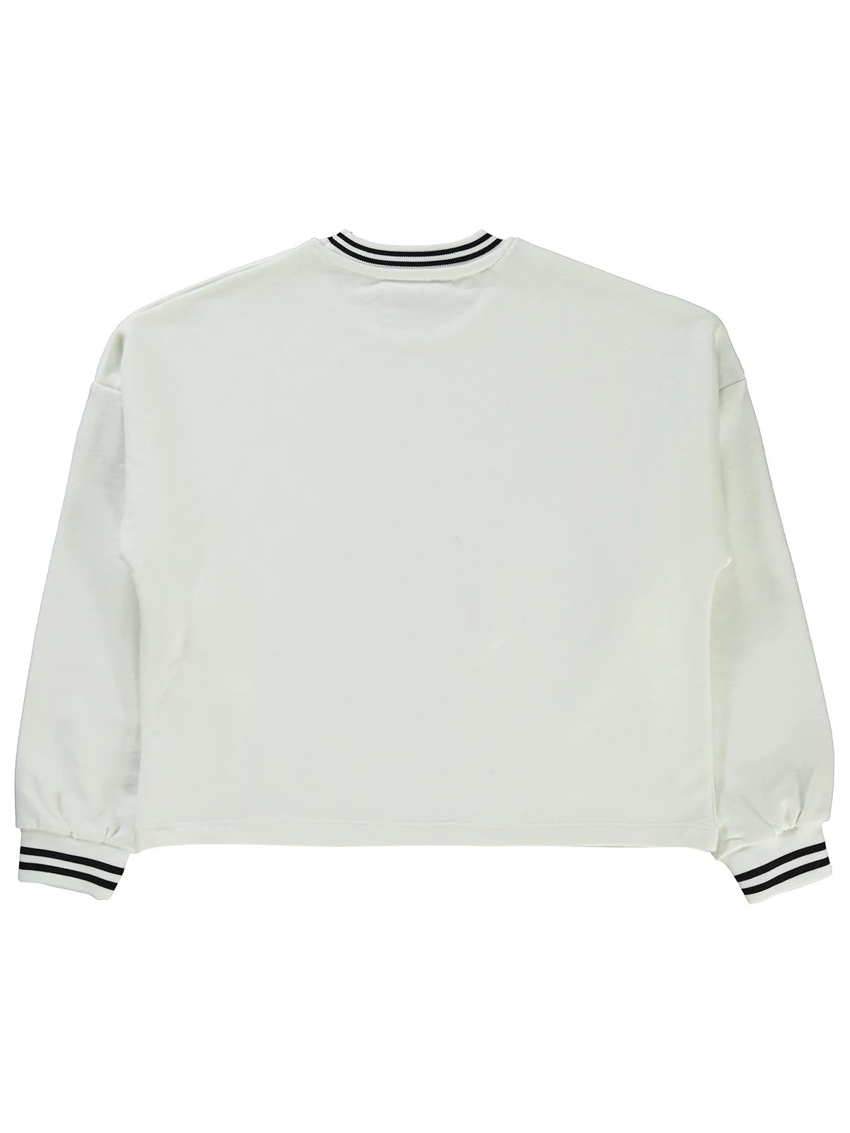 Civil Girls California Baskılı 10-13 Yaş Sweatshirt - Ekru - Image 7