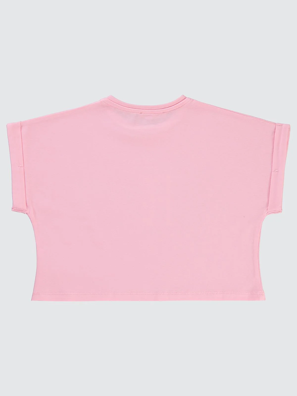 Civil Girls California Baskılı 6-9 Yaş Tişört - Pembe - Image 2
