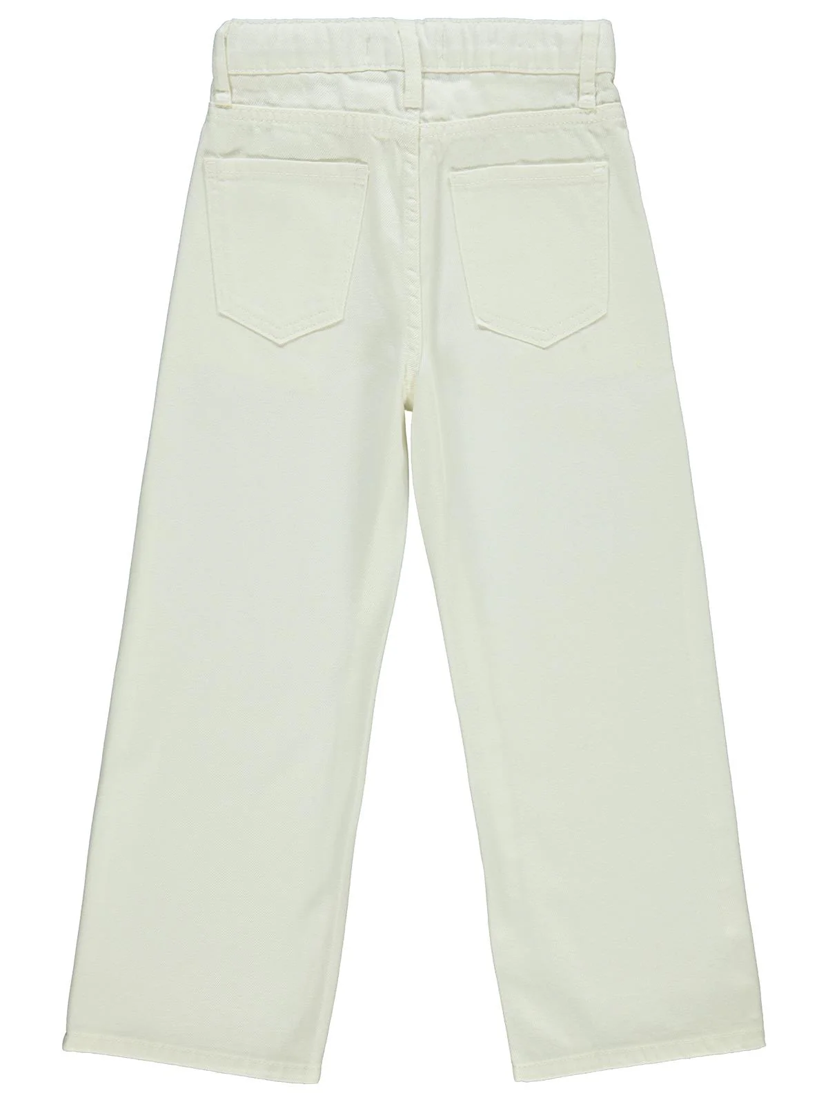 Civil Girls Cepli 6-9 Yaş Pantolon - Beyaz - Image 6