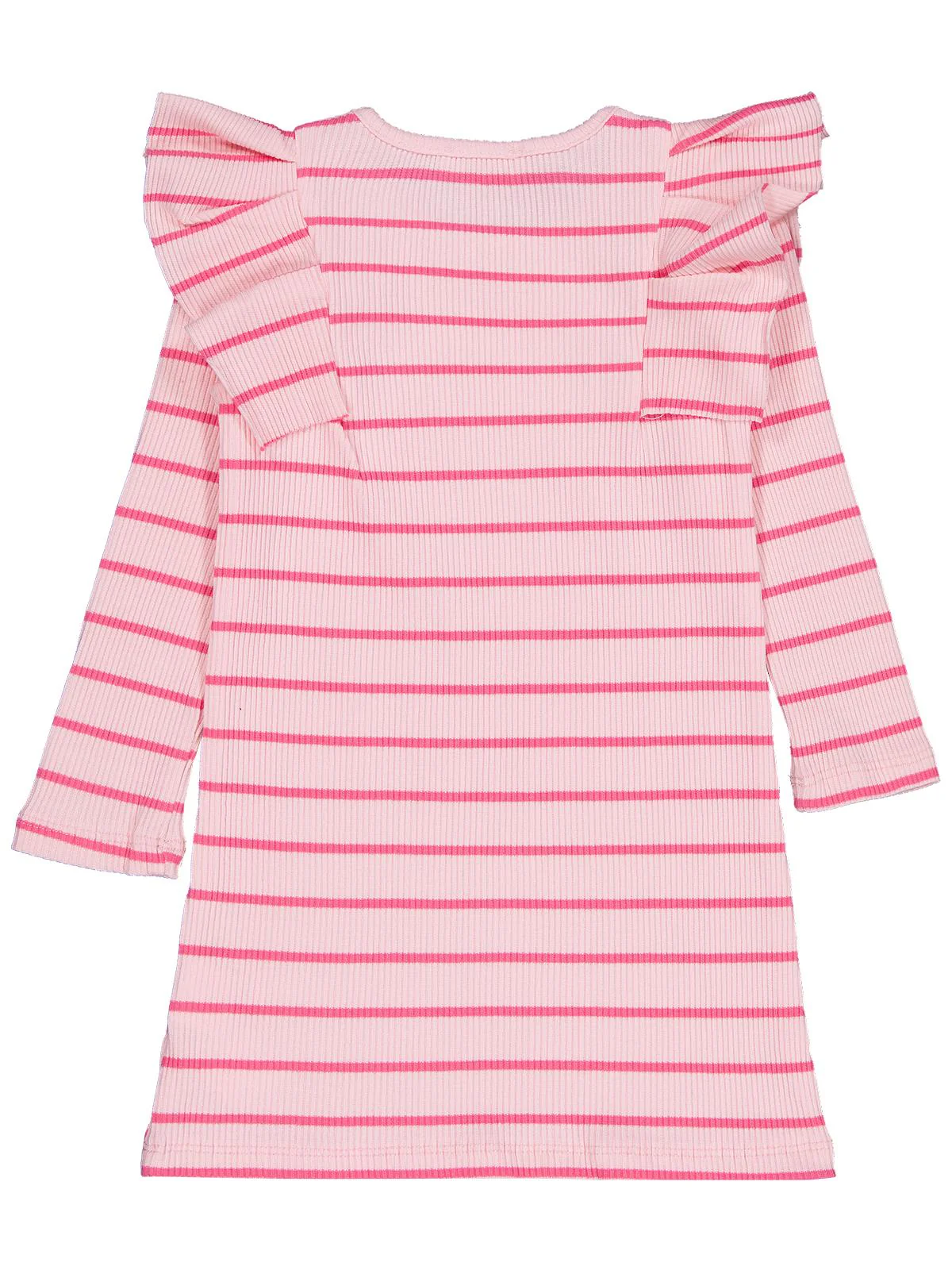 Civil Girls Çizgili 2-5 Yaş Elbise - Pembe - Image 2