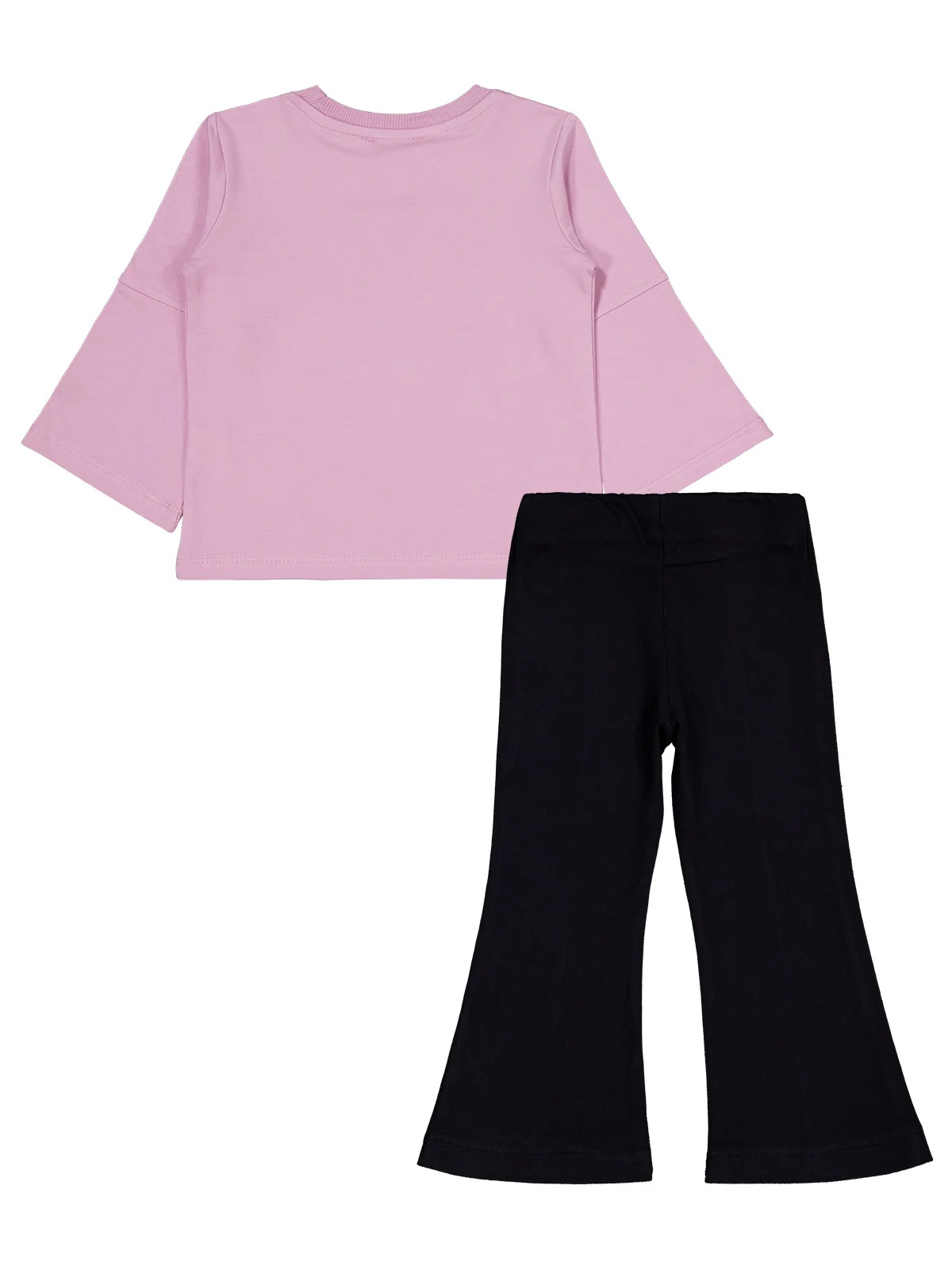Civil Girls Cute Fiyonk Baskılı 2-5 Yaş Takım - Pembe - Image 6