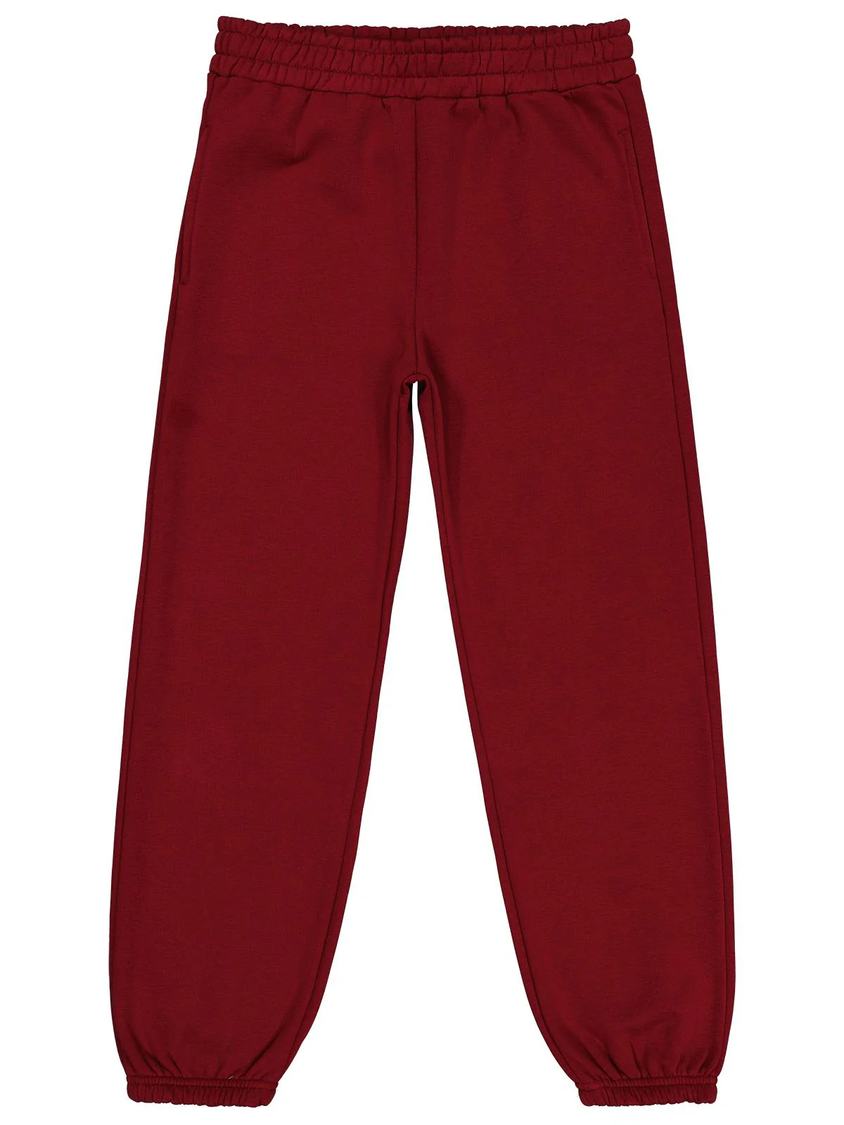 Civil Girls Düz 10-13 Yaş Eşofman Altı - Bordo