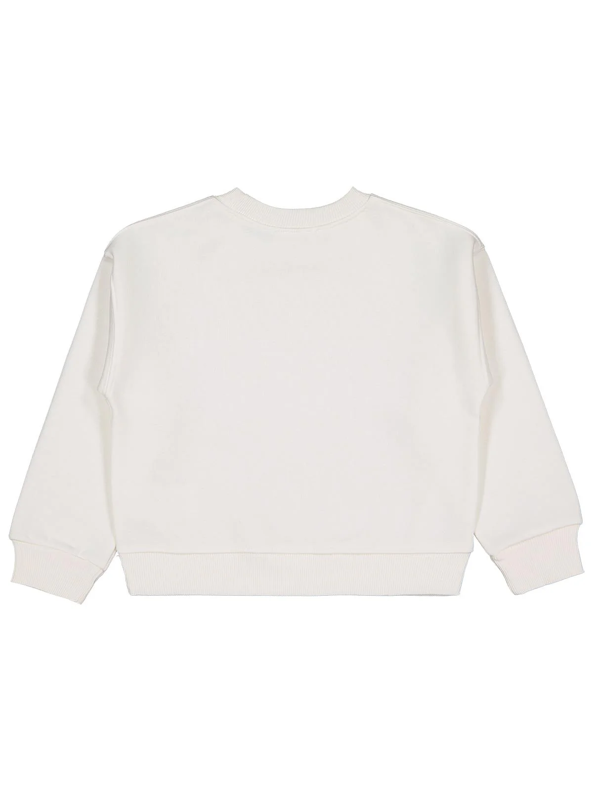 Civil Girls Düz 6-9 Yaş Sweatshirt - Ekru - Image 3