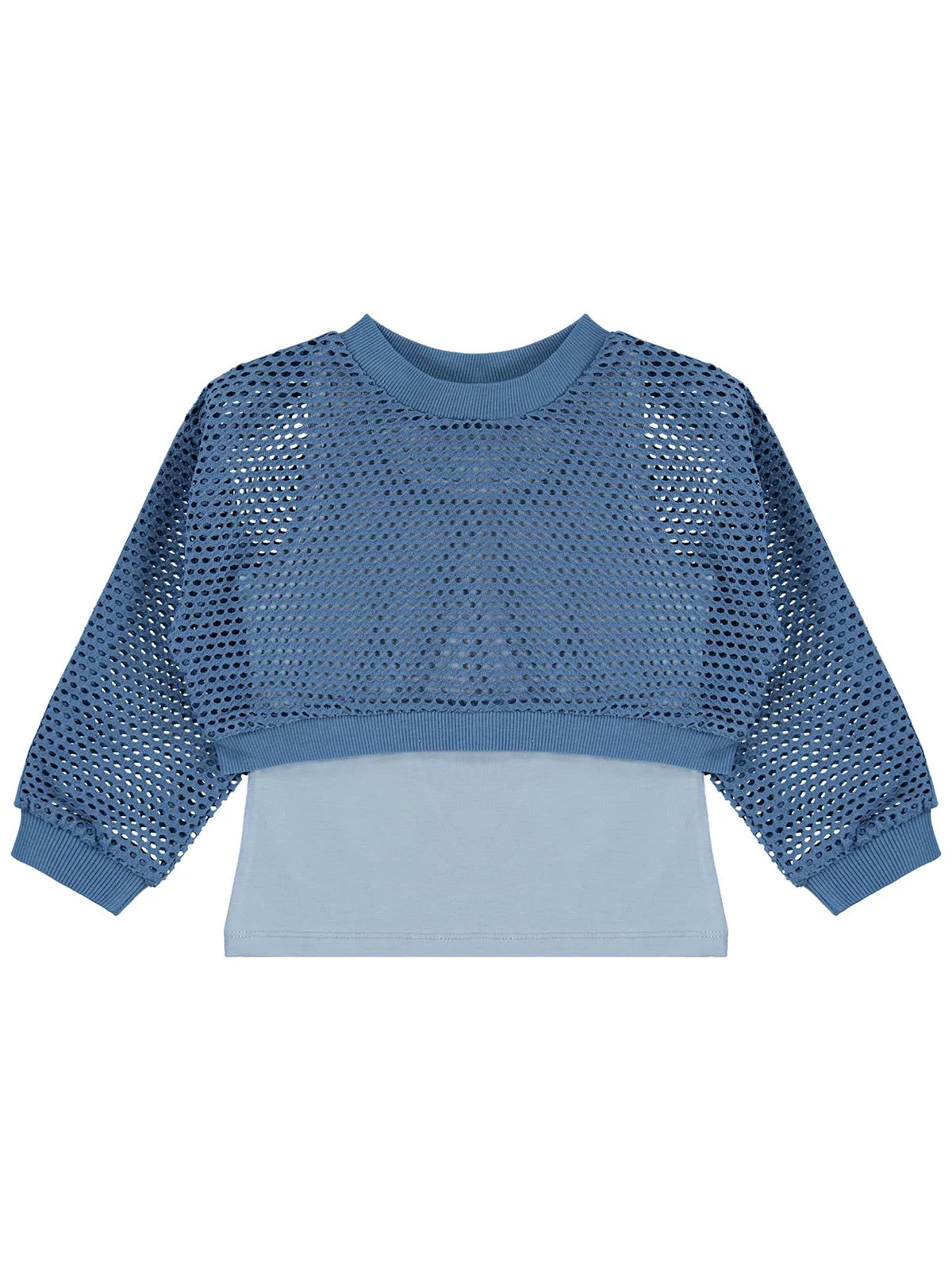 Civil Girls File Atletli 2-5 Yaş Sweatshirt - Yeşil - Image 4
