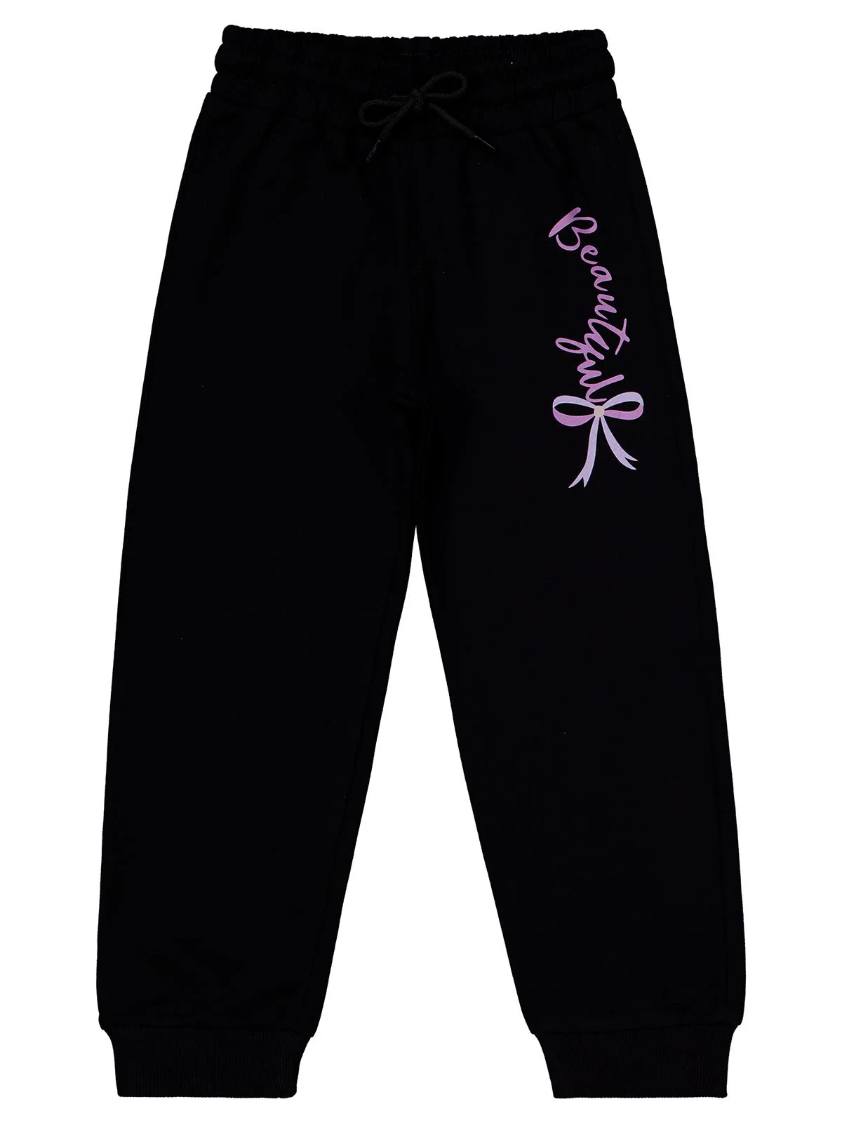 Civil Girls Fiyonk Baskılı 6-9 Yaş Eşofman Altı - Image 5